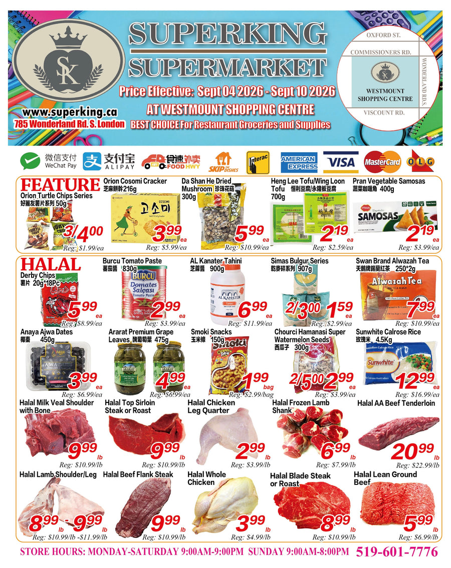 Weekly Flyer London (September 4-September 10)