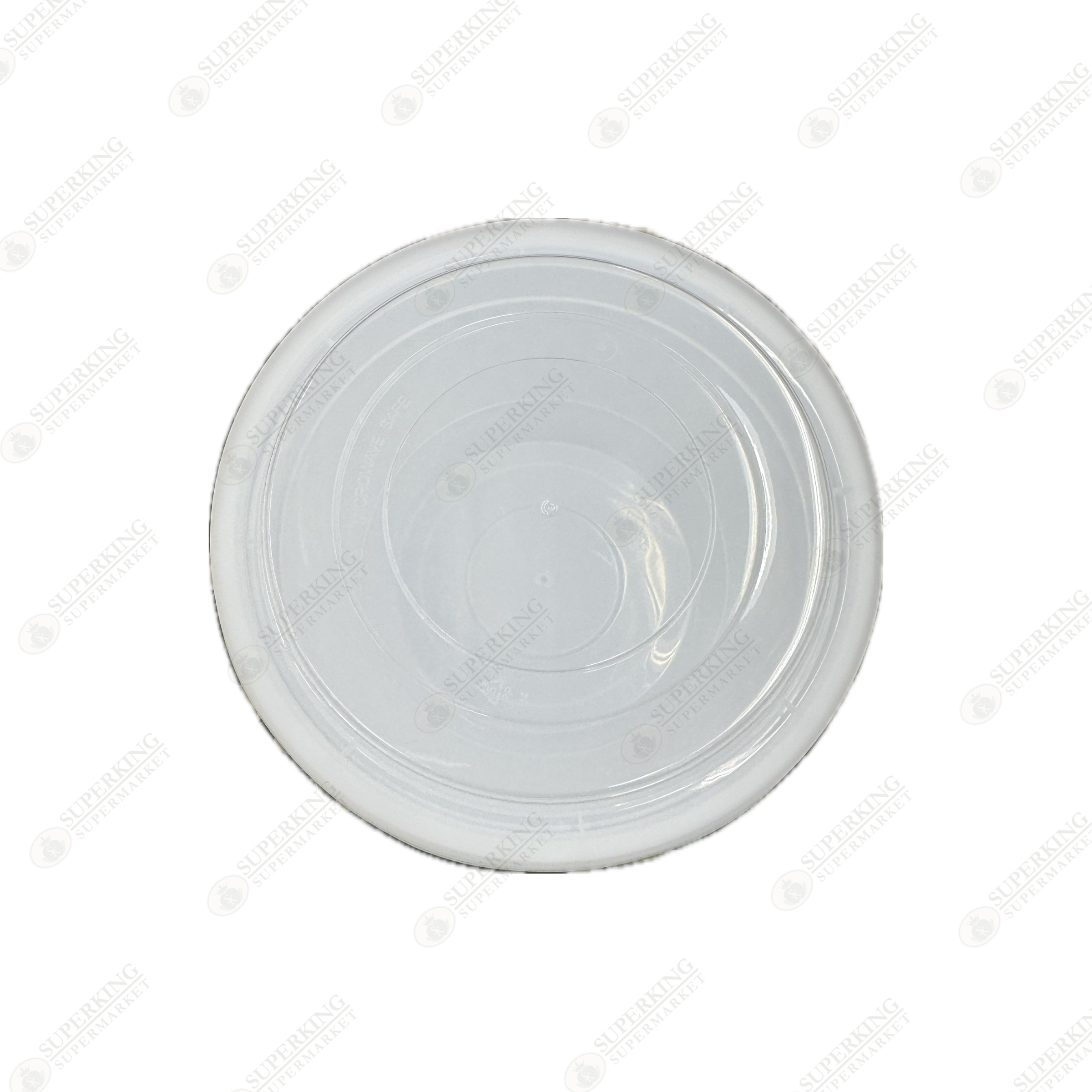 42 oz Round Bowl Microwavable Container White w/ Clear Dome Lid YN-42W (150 sets)