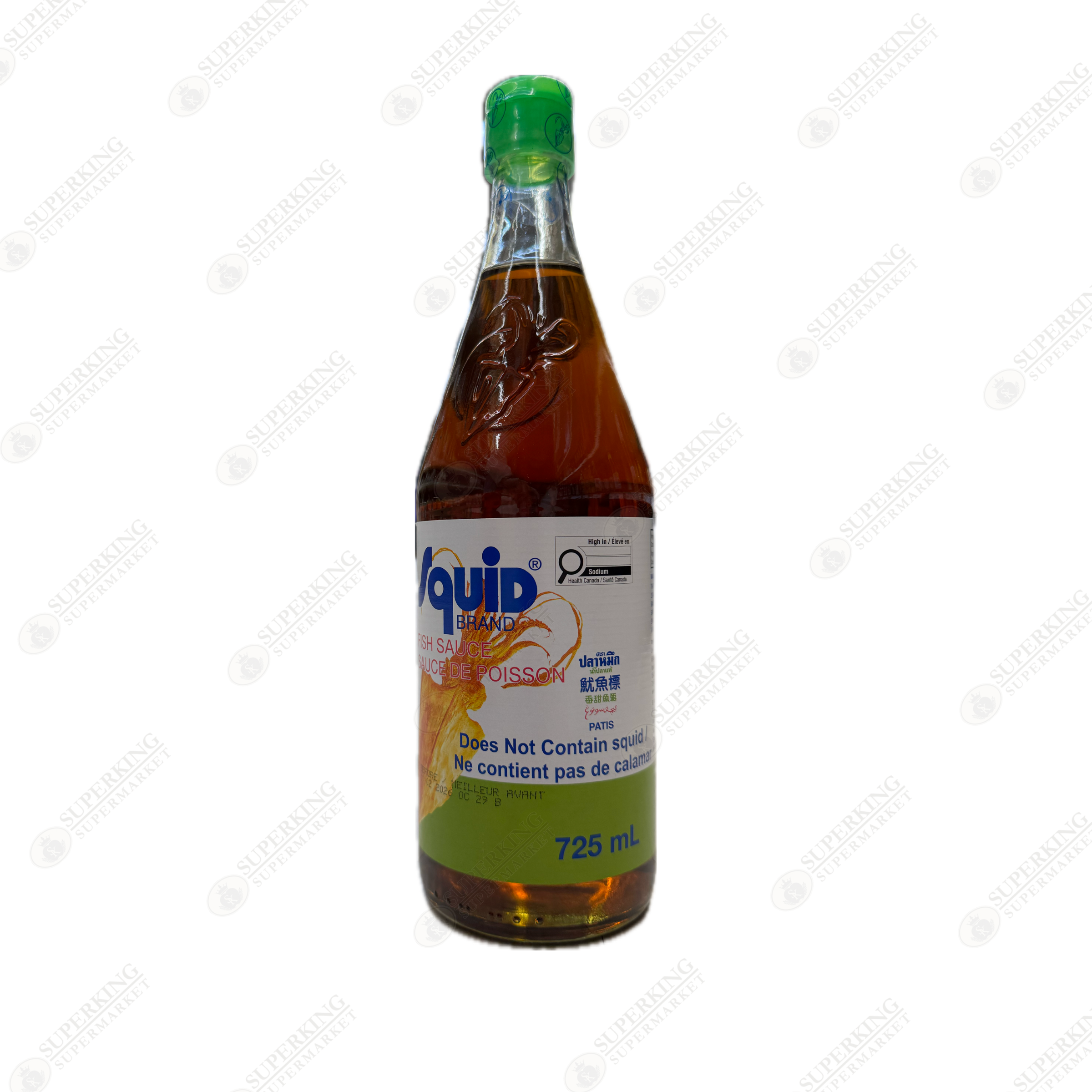 Squid Brand Fish Sauce 12x725ML