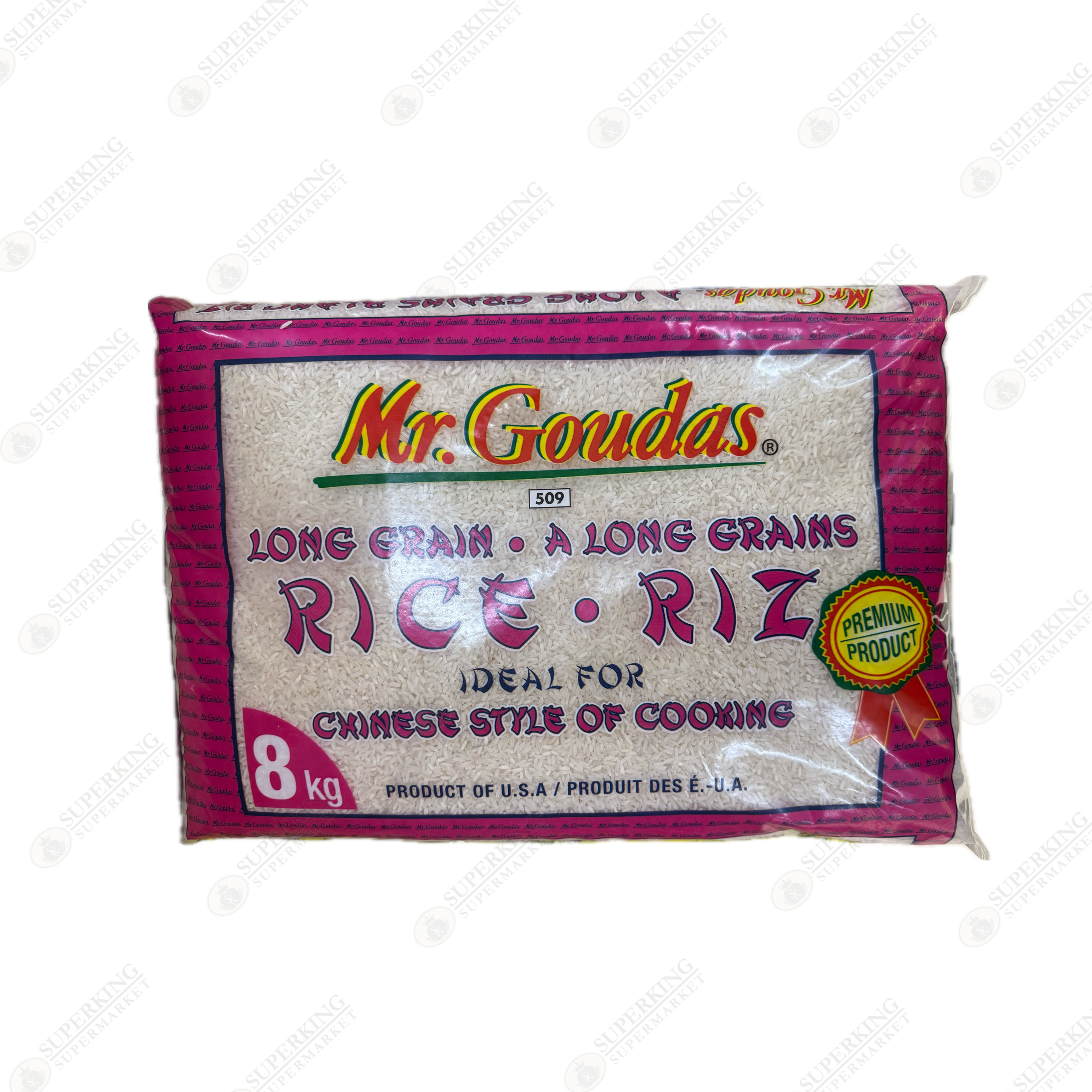 Mr.Goudas Long Grain Rice 8KG