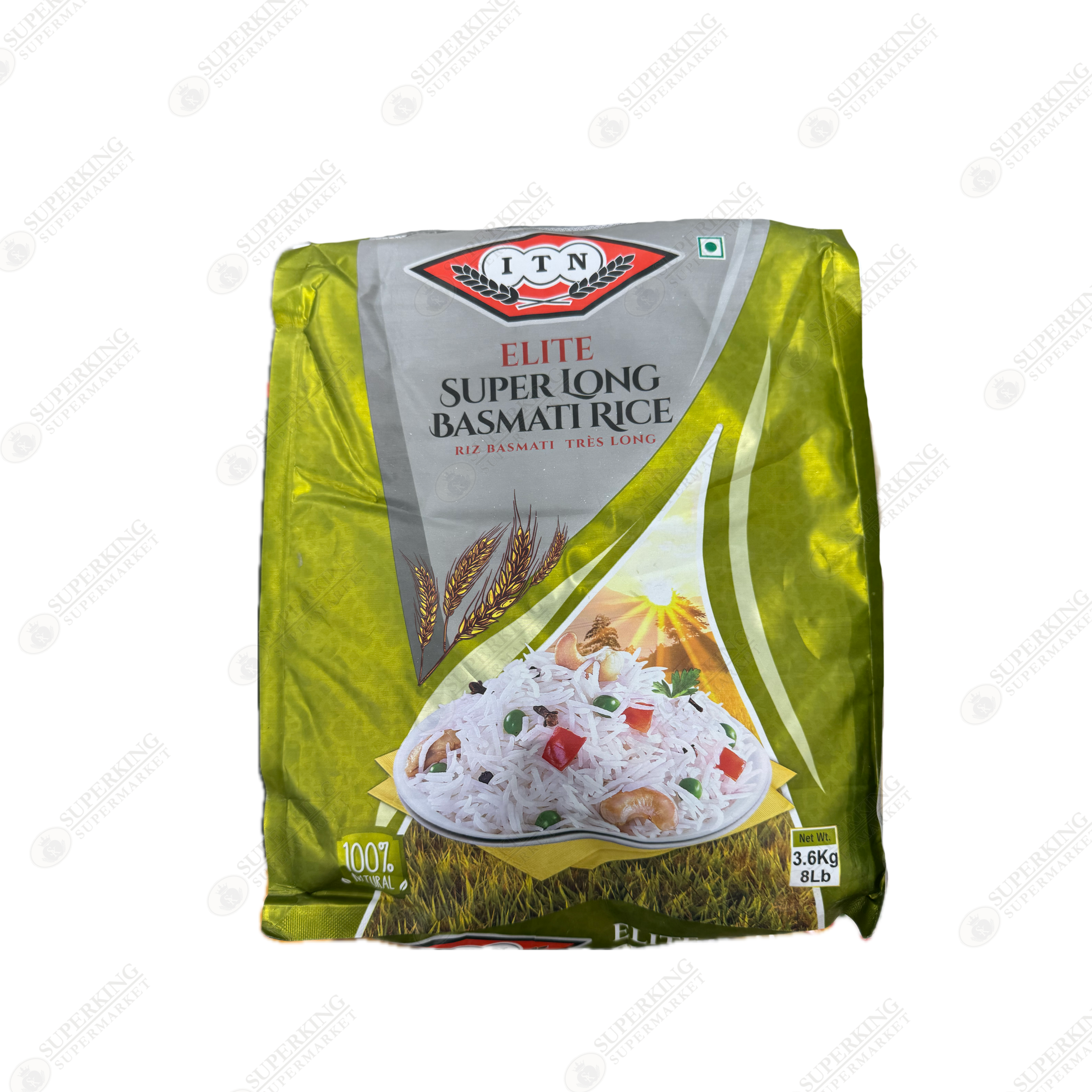 ITN Elite Super Long Basmati Rice 3.6kg / 8lb