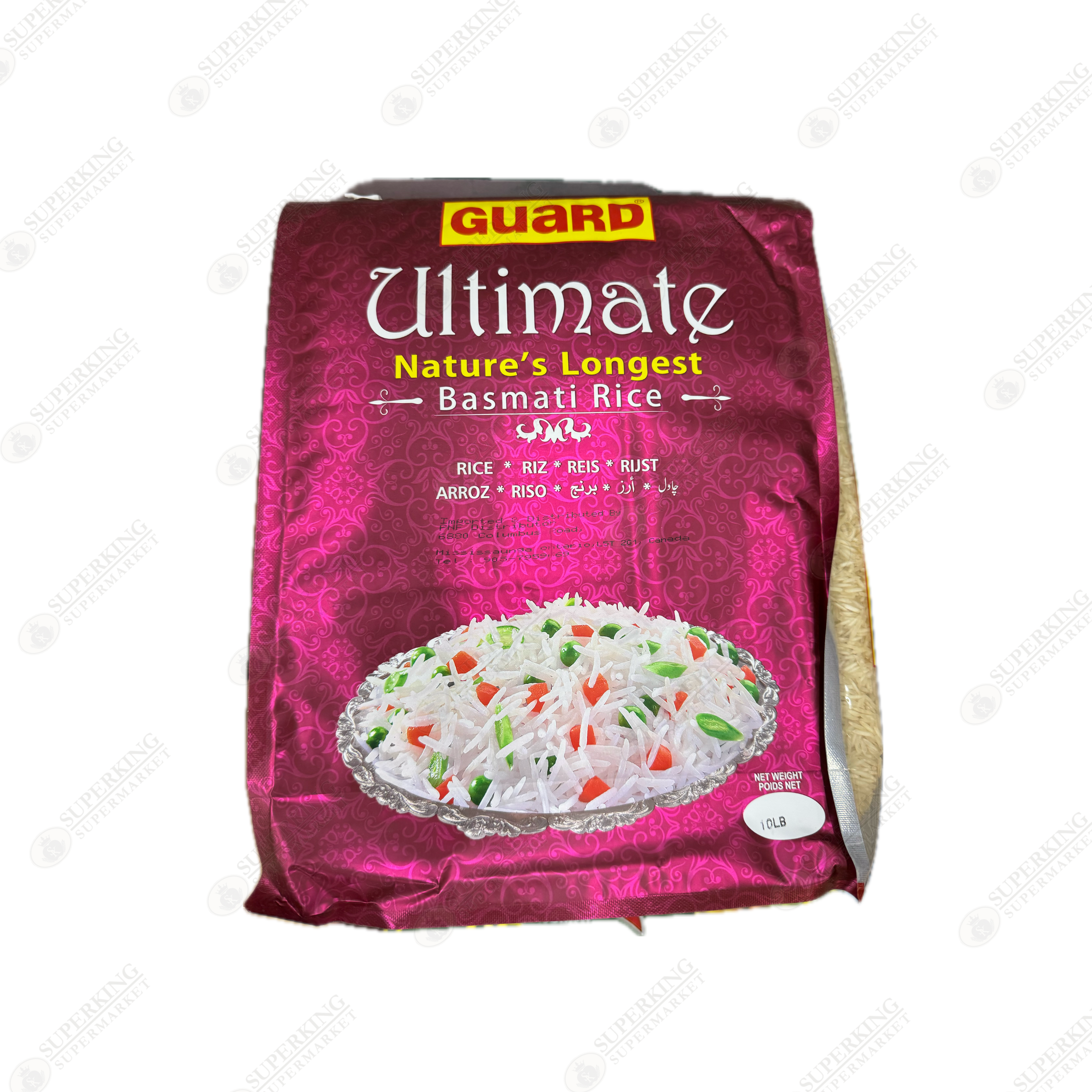 Guard Ultimate Nature's Longest Basmati Rice 10lbs