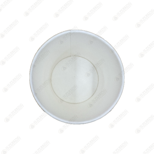 24 oz White Paper Soup Containers EM-24 (500 pieces)