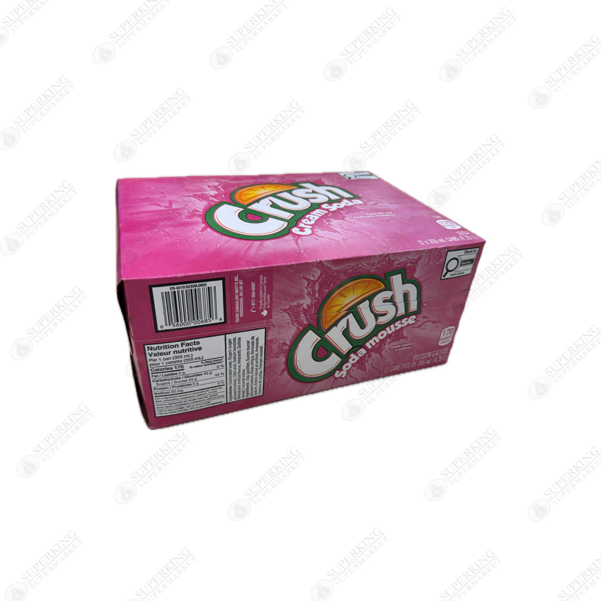 Crush Cream Soda 12x355ml