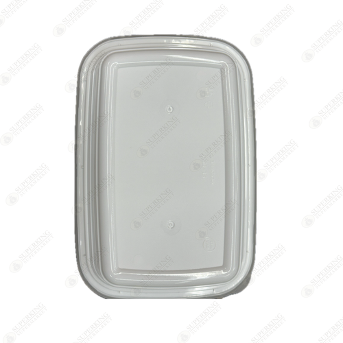 32 oz Rectangular Microwavable Container EL-32W (150 sets)
