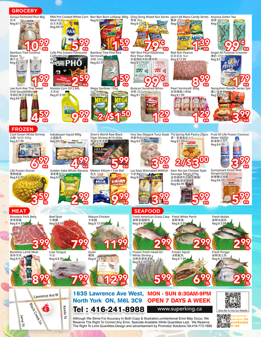 Weekly Flyer North York (July 31-August 6)