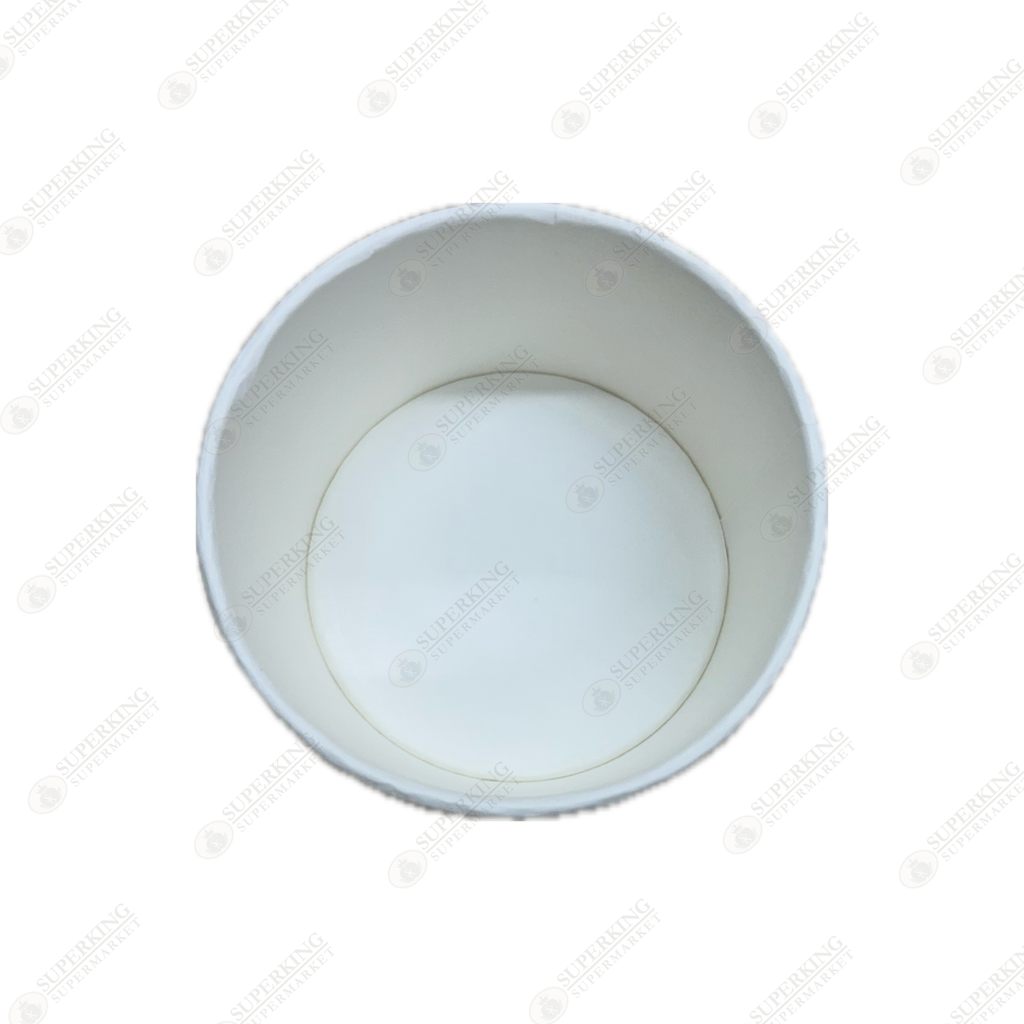 12 oz White Paper Soup Containers EM-12 (500 pieces)