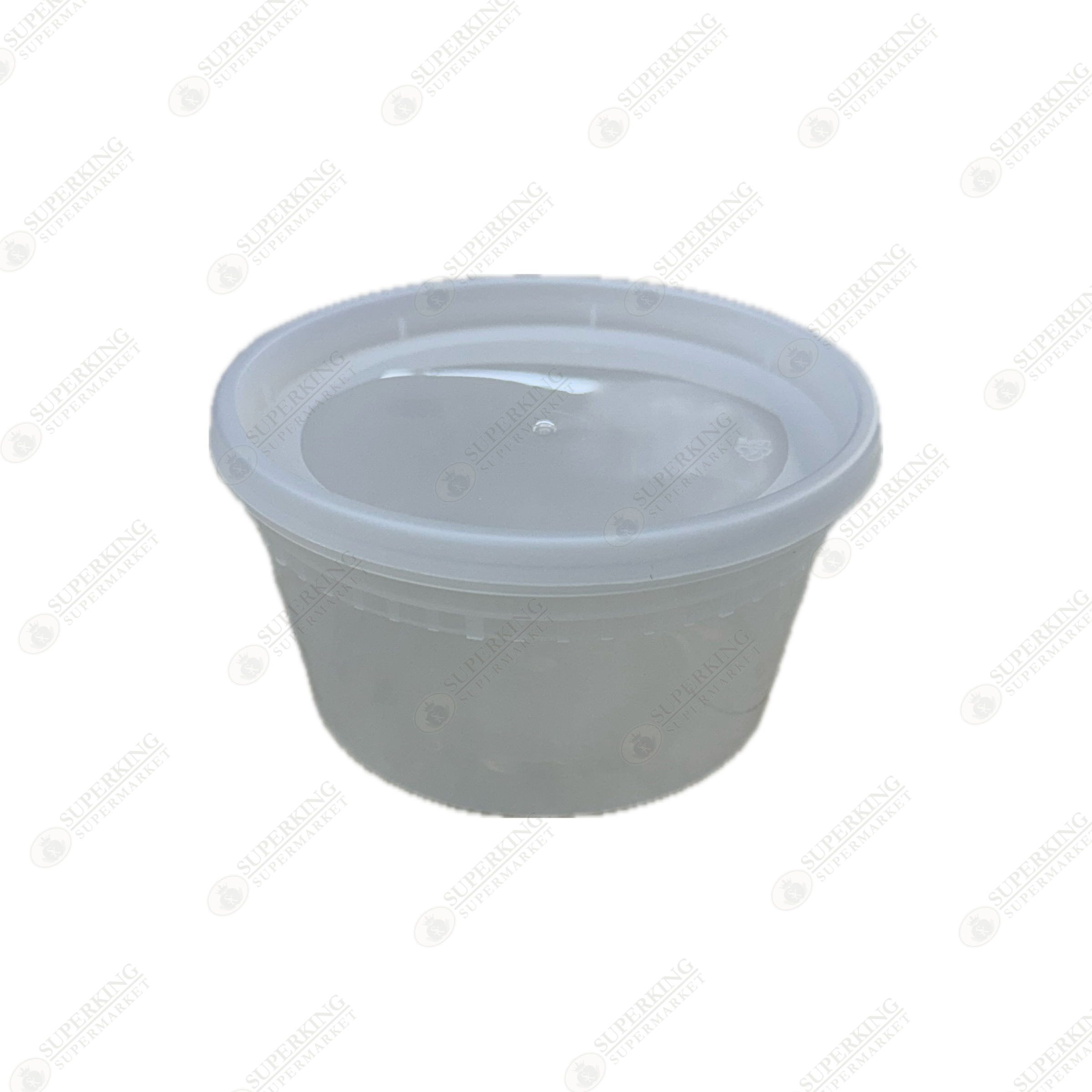 12 oz Clear Microwavable Plastic Soup & Deli Container w/Clear Lid YS-12 (240 Sets)