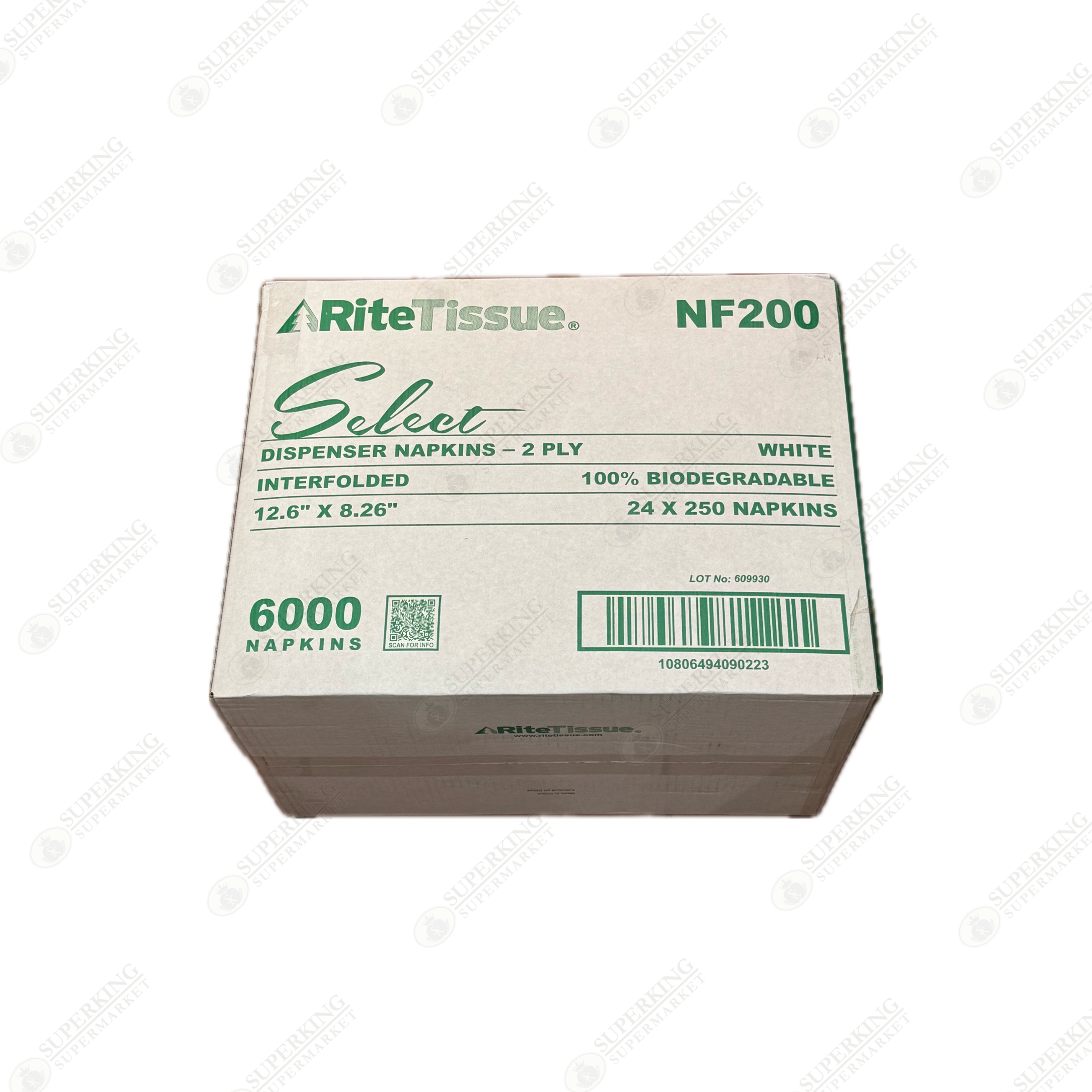 Dispenser Napkins - 2 ply (6000 Napkins)