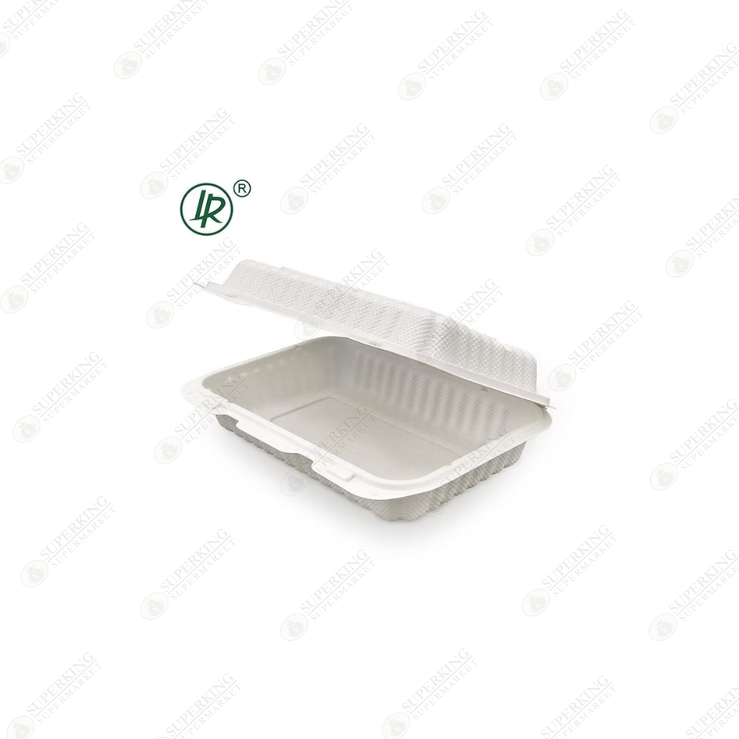 EP-206 Clamshell Container (150 pieces) Stackable & Microwavable