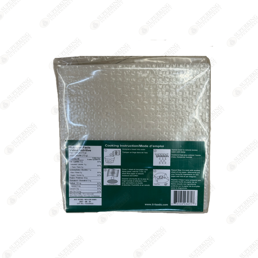 Coconut Tree Brand rice Paper (Square M size) 400g