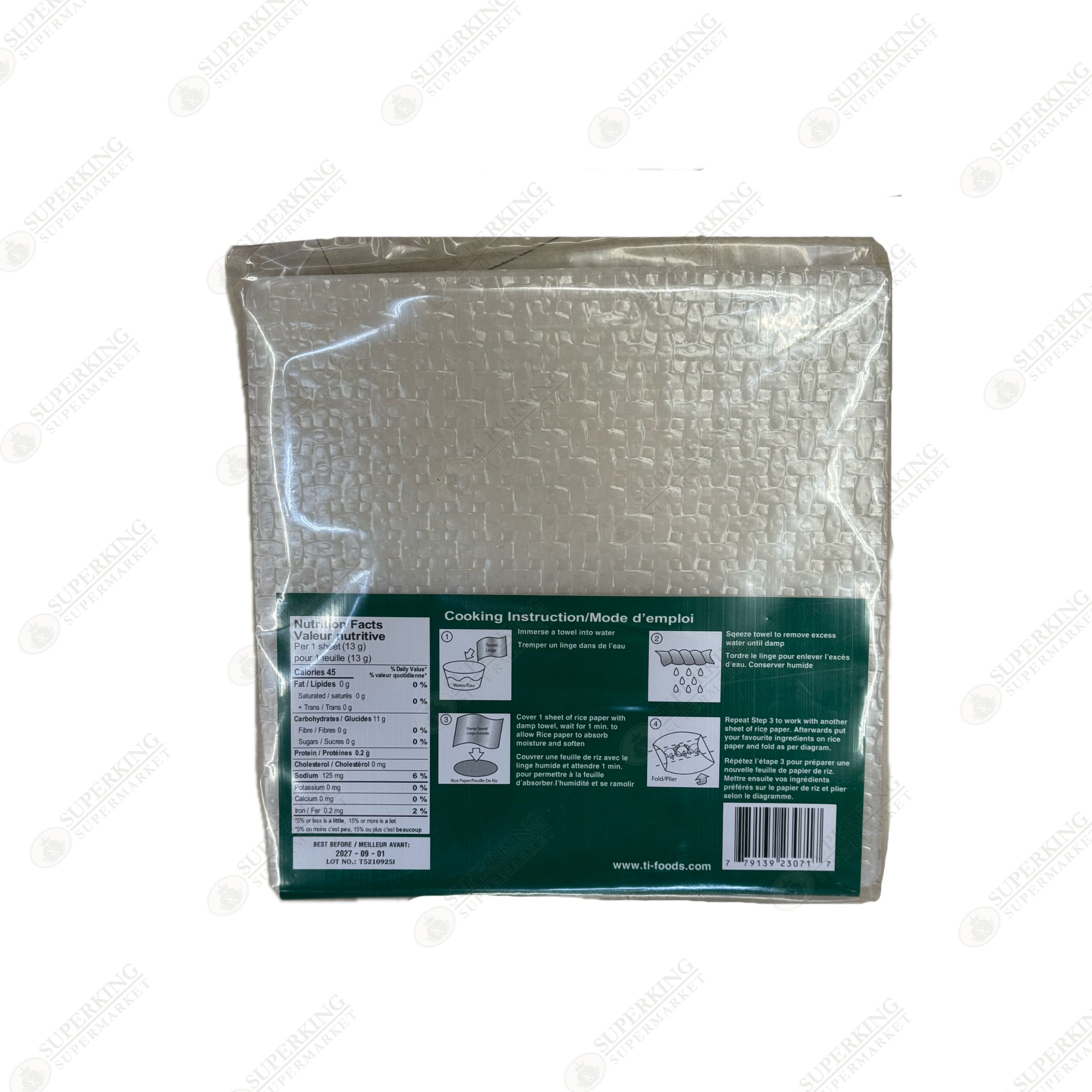 Coconut Tree Brand rice Paper (Square M size) 400g