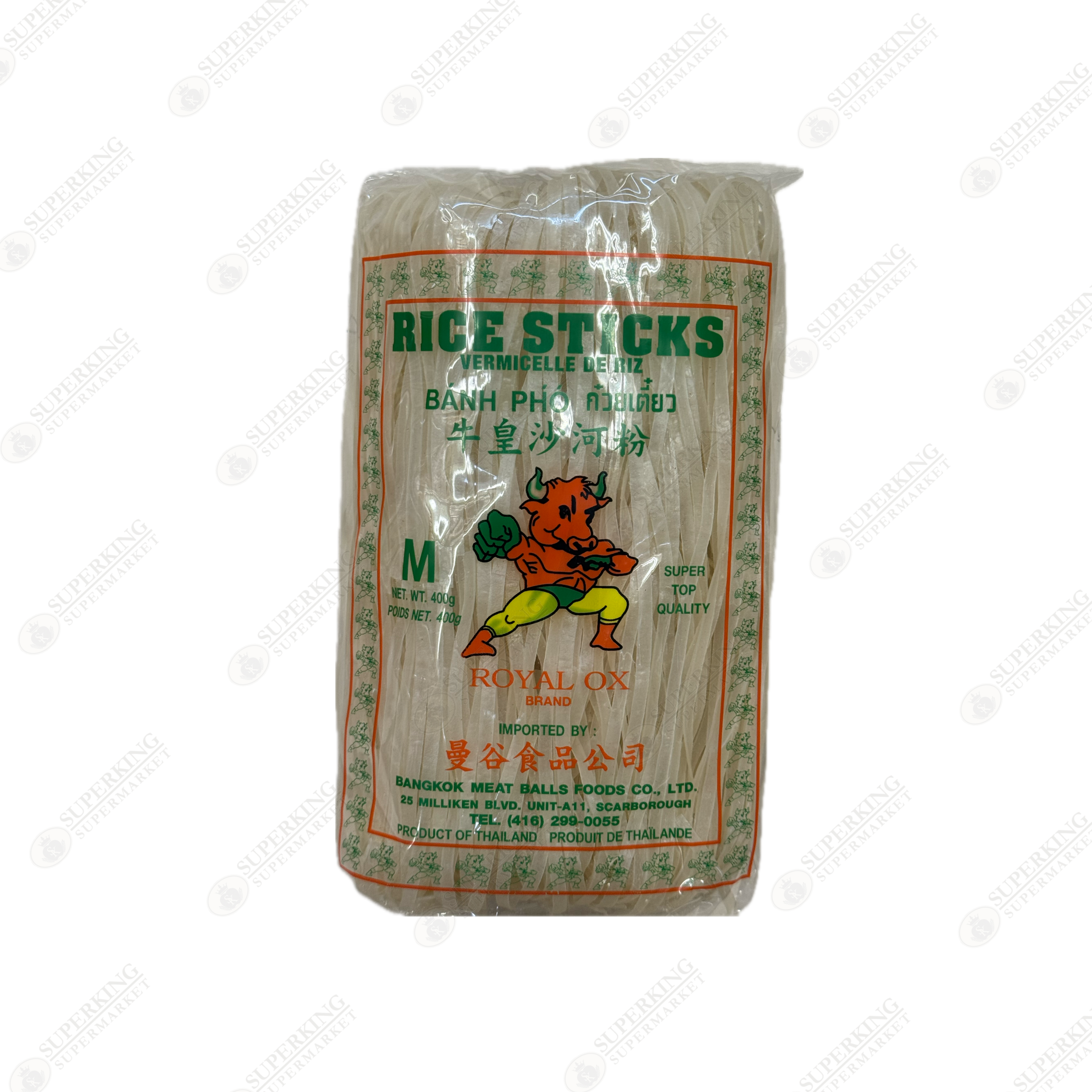 Royal Ox Rice Sticks (M) 400g