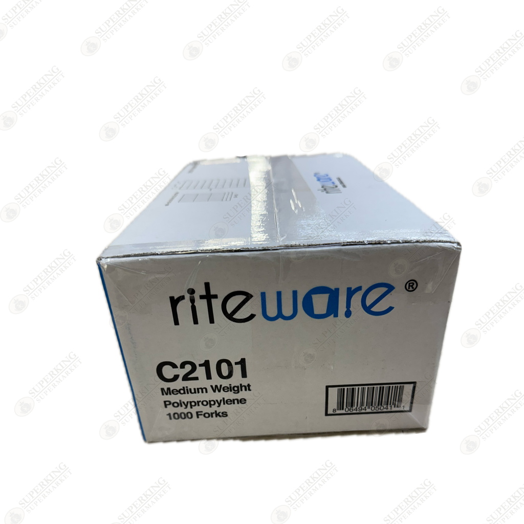 Forks- White, Medium Weight (1000 pieces) C2101