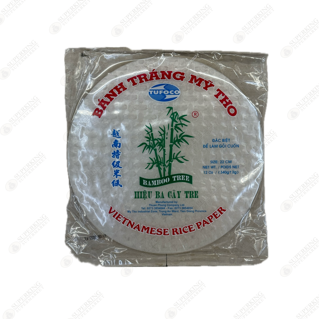Tufoco Vietnamese Rice Paper (Circle) 22cm 12oz / 340g