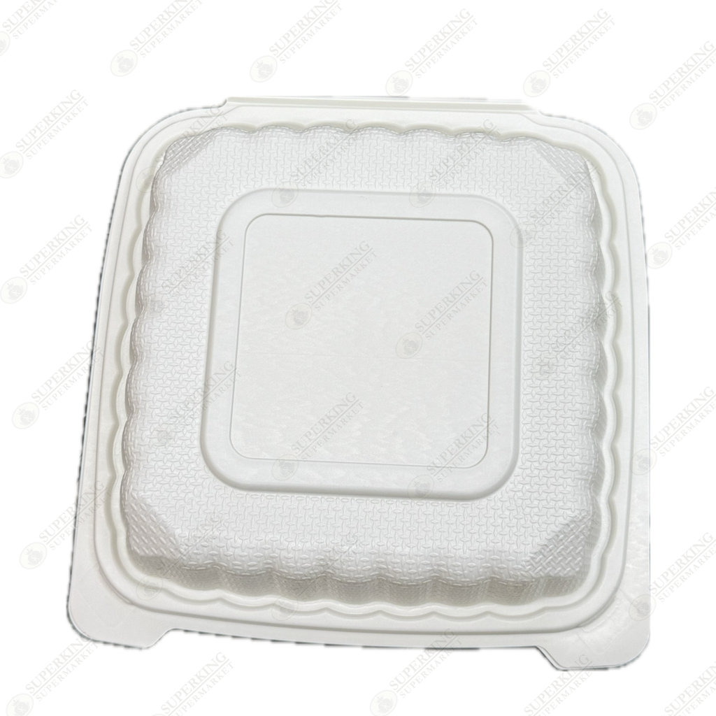 9" x 9" 3-Compartment MP-0903 Clamshell Container (150 pieces)