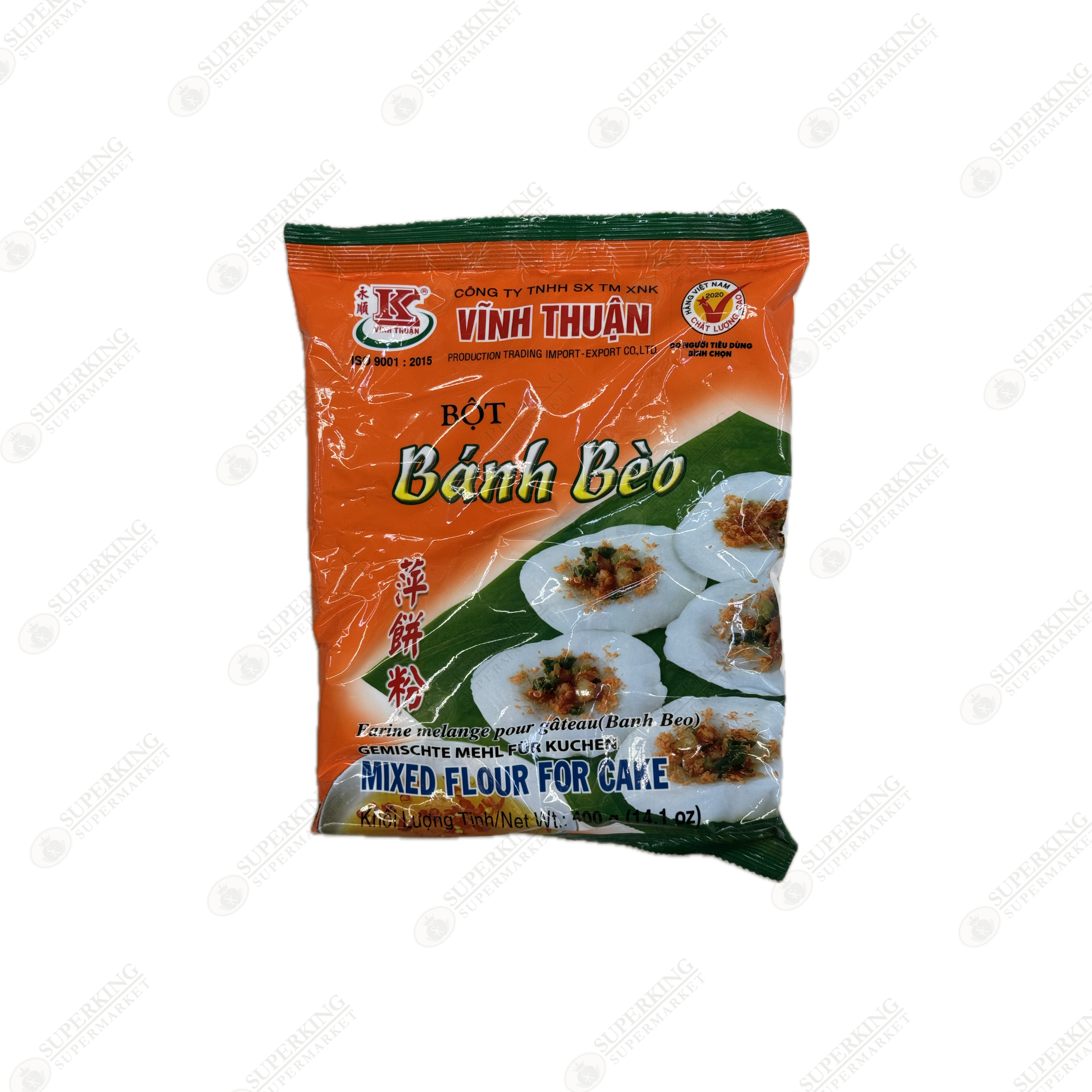 Vietnamese Mixed Flour for Cake (Banh Beo) 12 x 400g