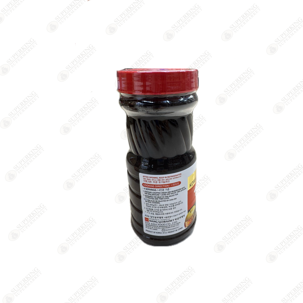 Wang Korea Brand  B.B.Q Sauce for Short Rib 12 x 840g