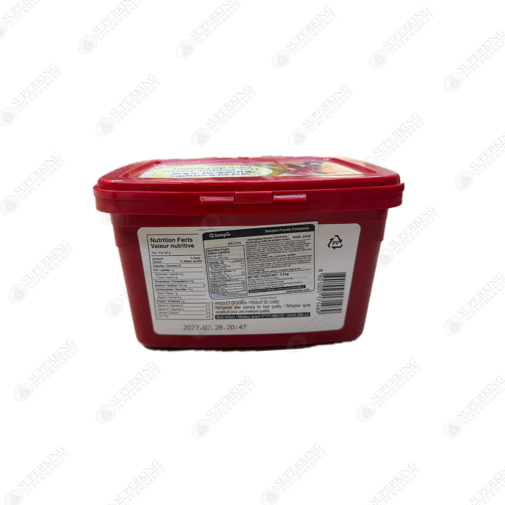 Sempio Gochujang Hot Pepper Paste 2.8kg