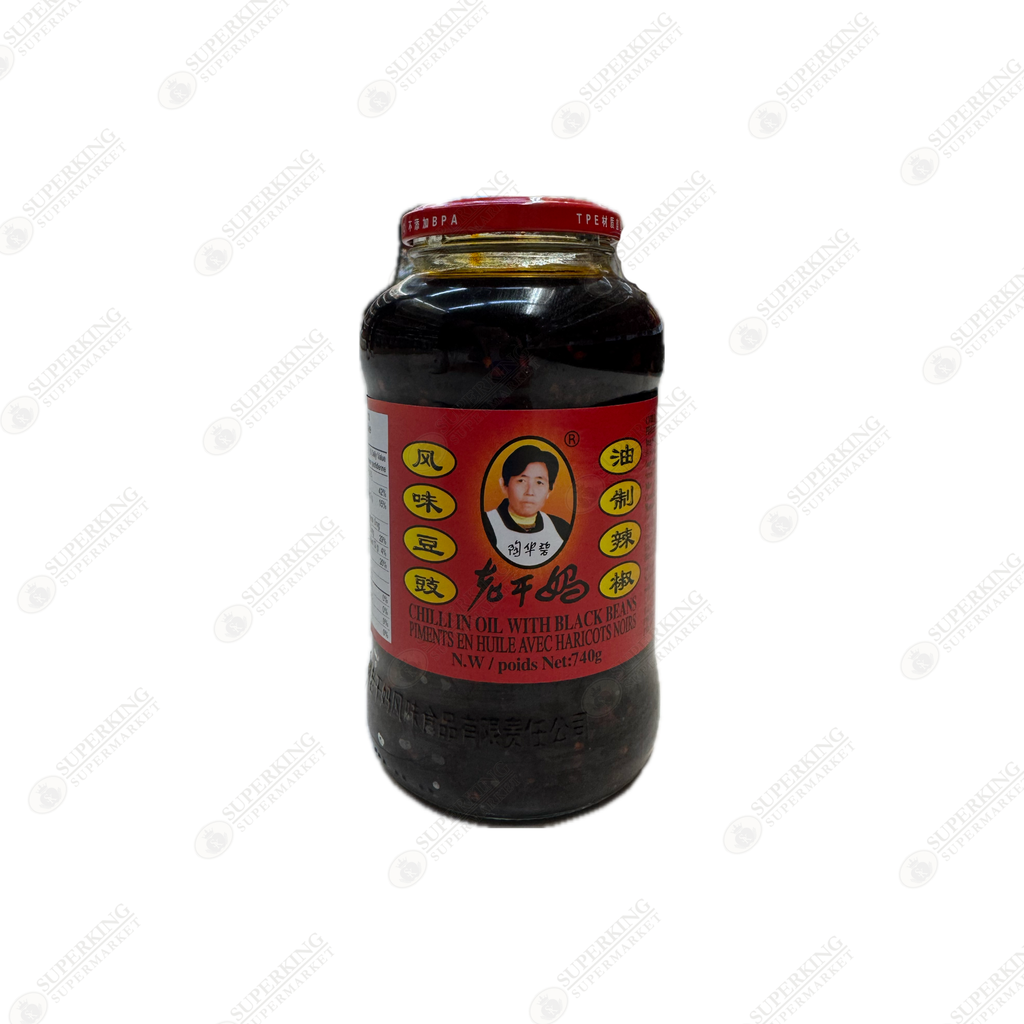 Lao Gan Ma Chili in Oil with Black Beans 12 x 740g