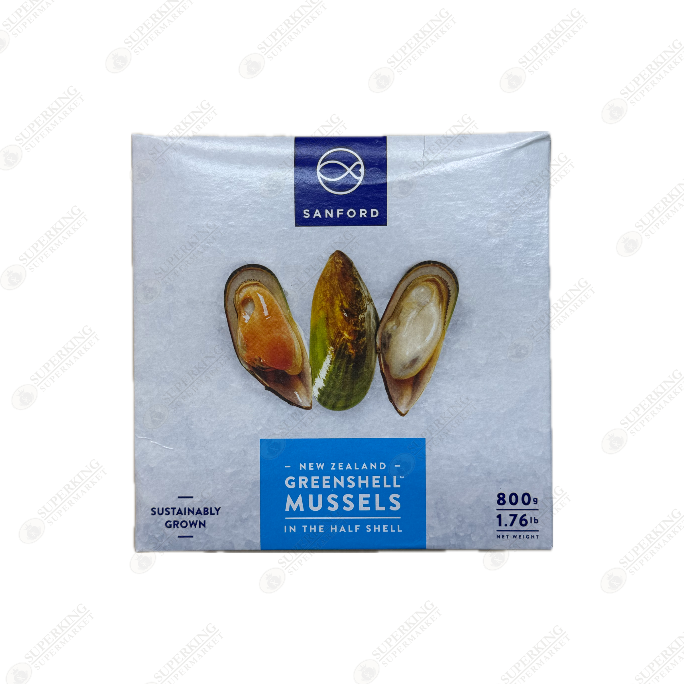Sanford New Zealand Mussels (L) 12x800g