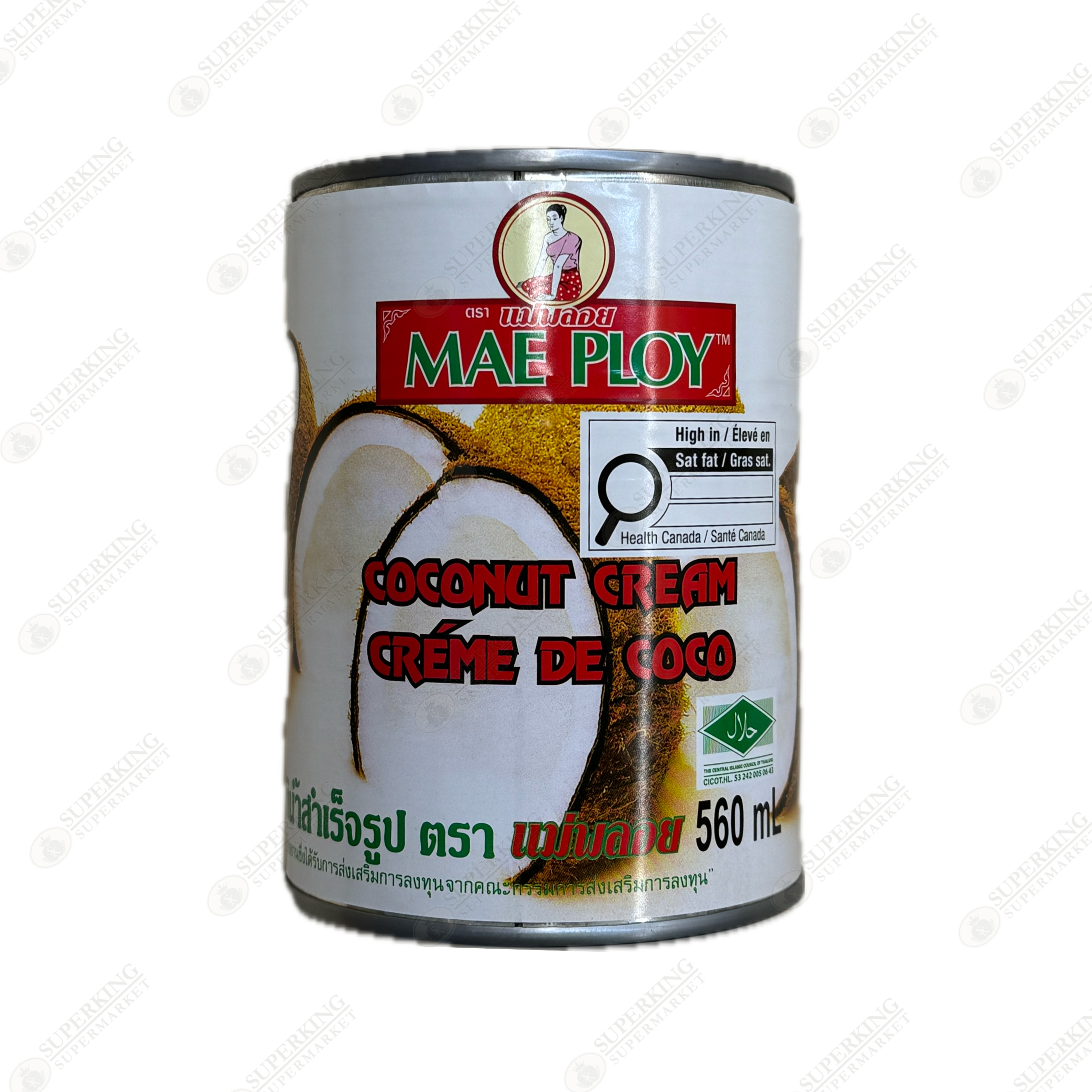 Mae-Ploy Coconut cream 560ml x 24 cans