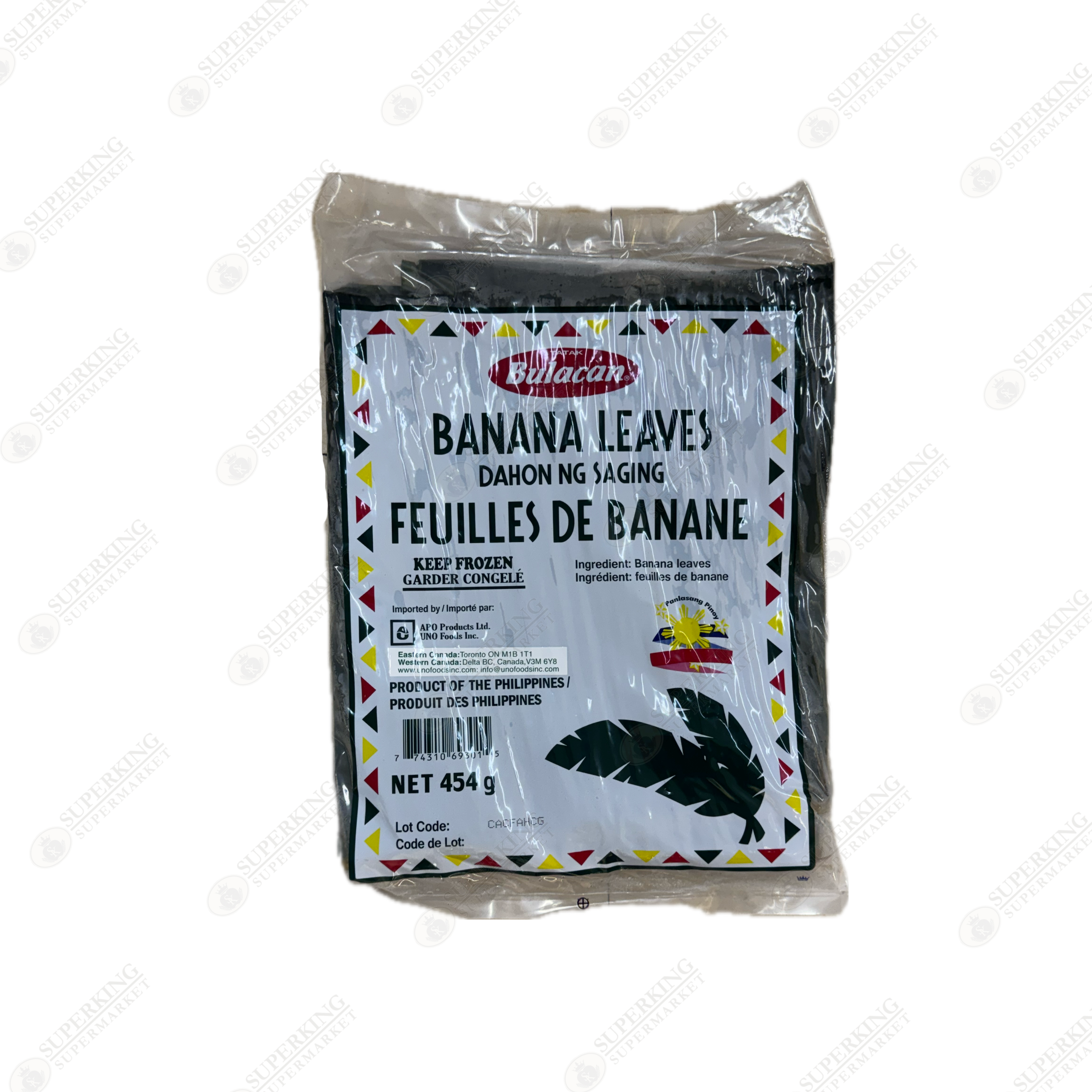 Frozen Banana Leaf 20 Bags