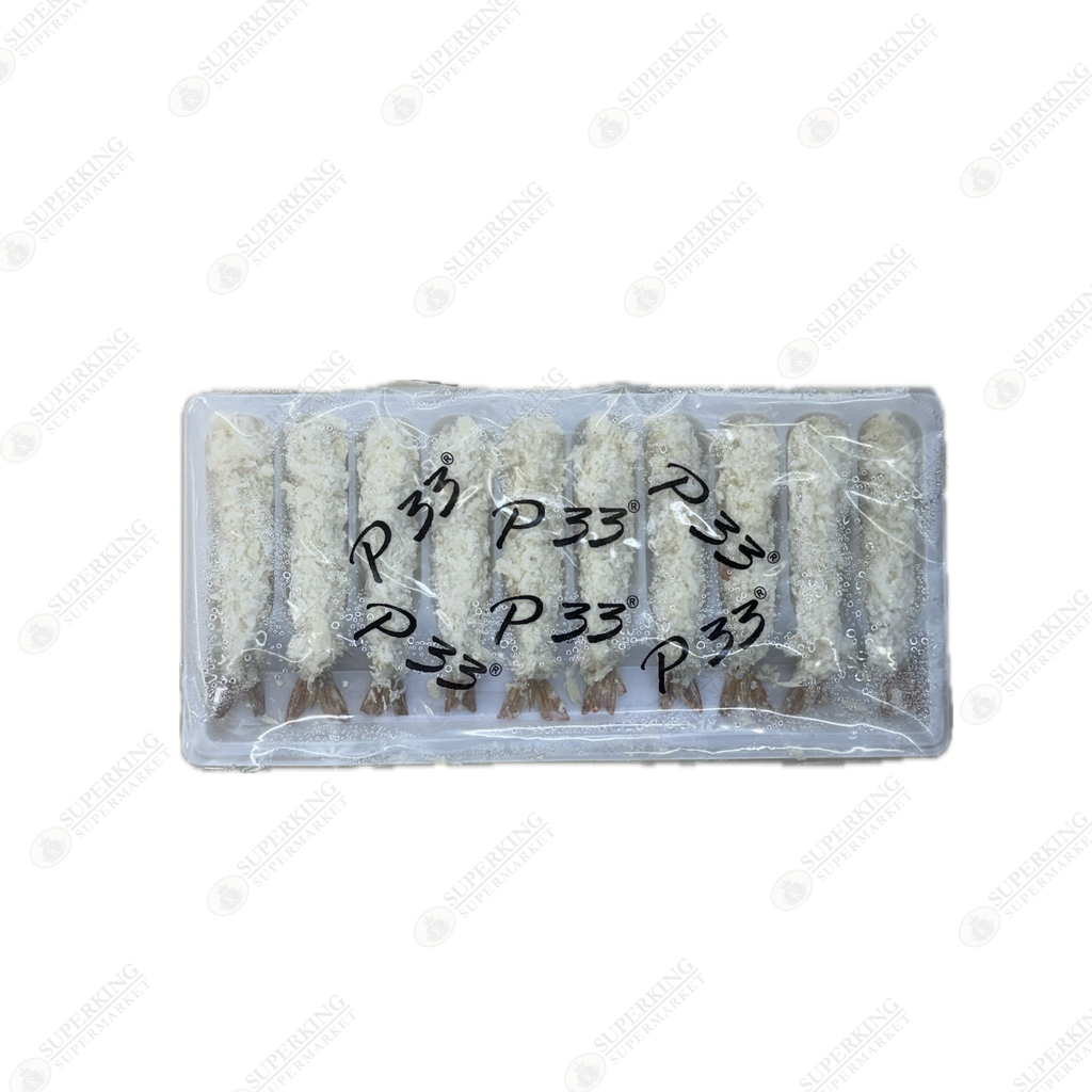 P33 Breaded Shrimp 4kg (20 x 10/pc/tray)