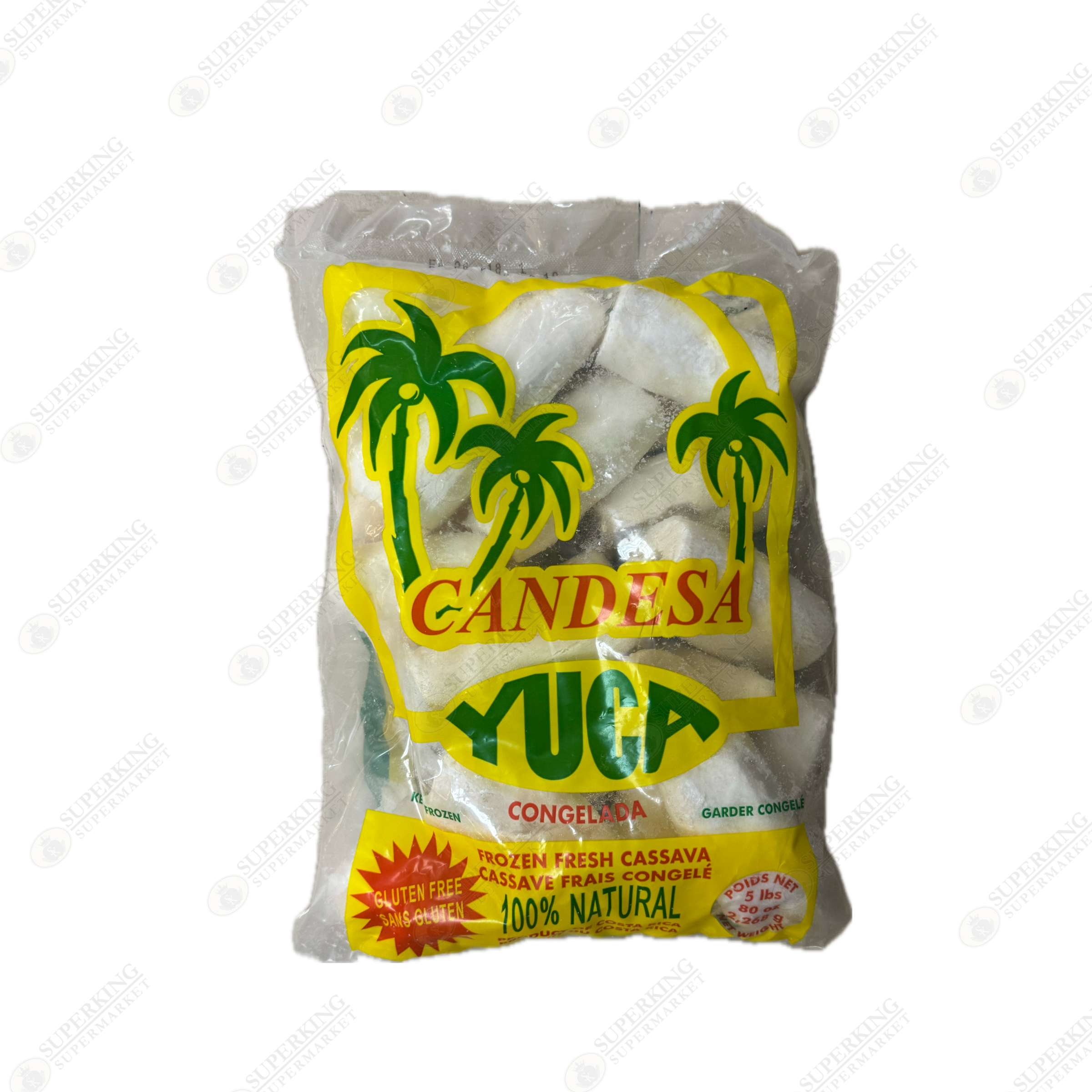 Frozen Fresh Yuca Cassava 5lbs
