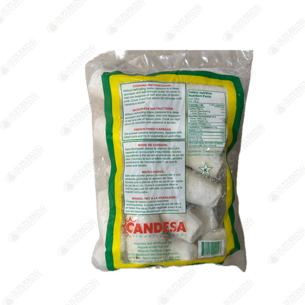 Frozen Fresh Yuca Cassava 5lbs