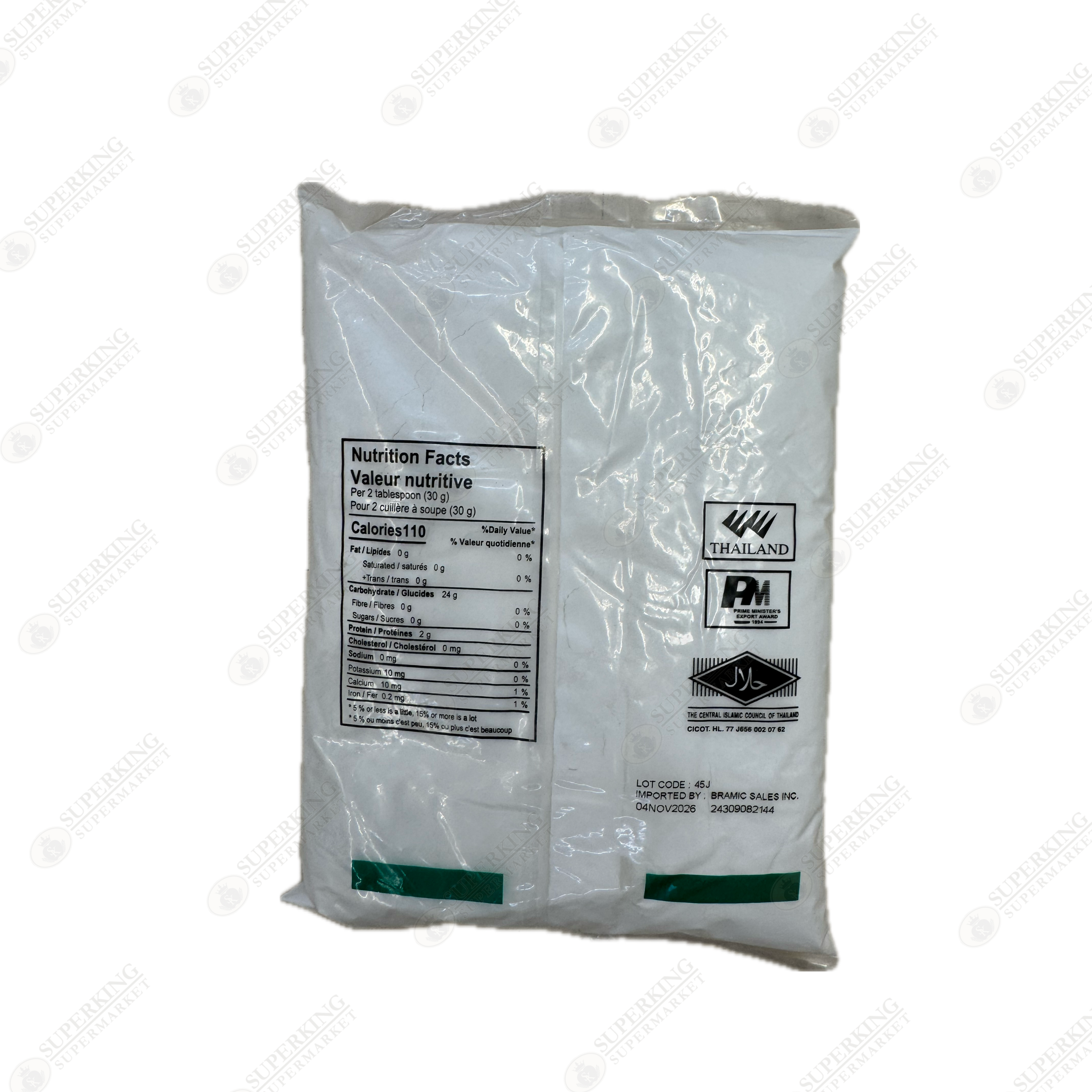 Erawan White Glutinous Rice Flour 30x400G