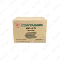 9" x 6" 1-Compartment EP-28 / MP-0188 Clamshell Container (150 pieces)