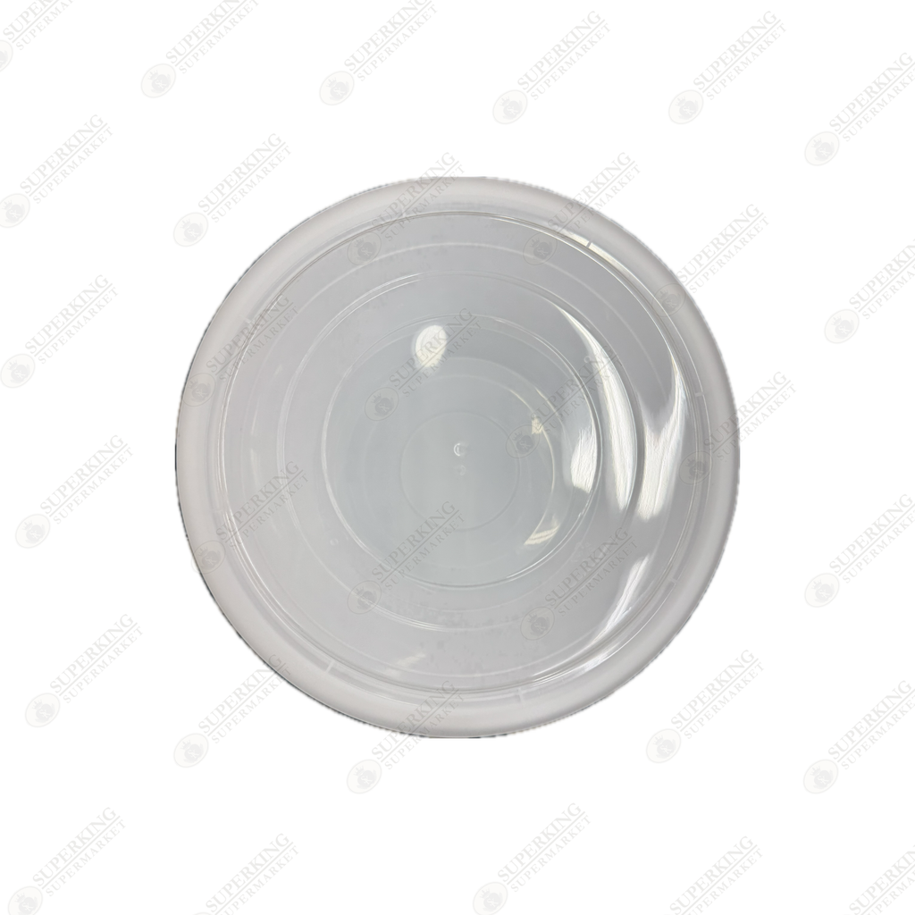 38 oz Round Bowl Microwavable Container White w/ Clear Dome Lid YN-38W (150 sets)