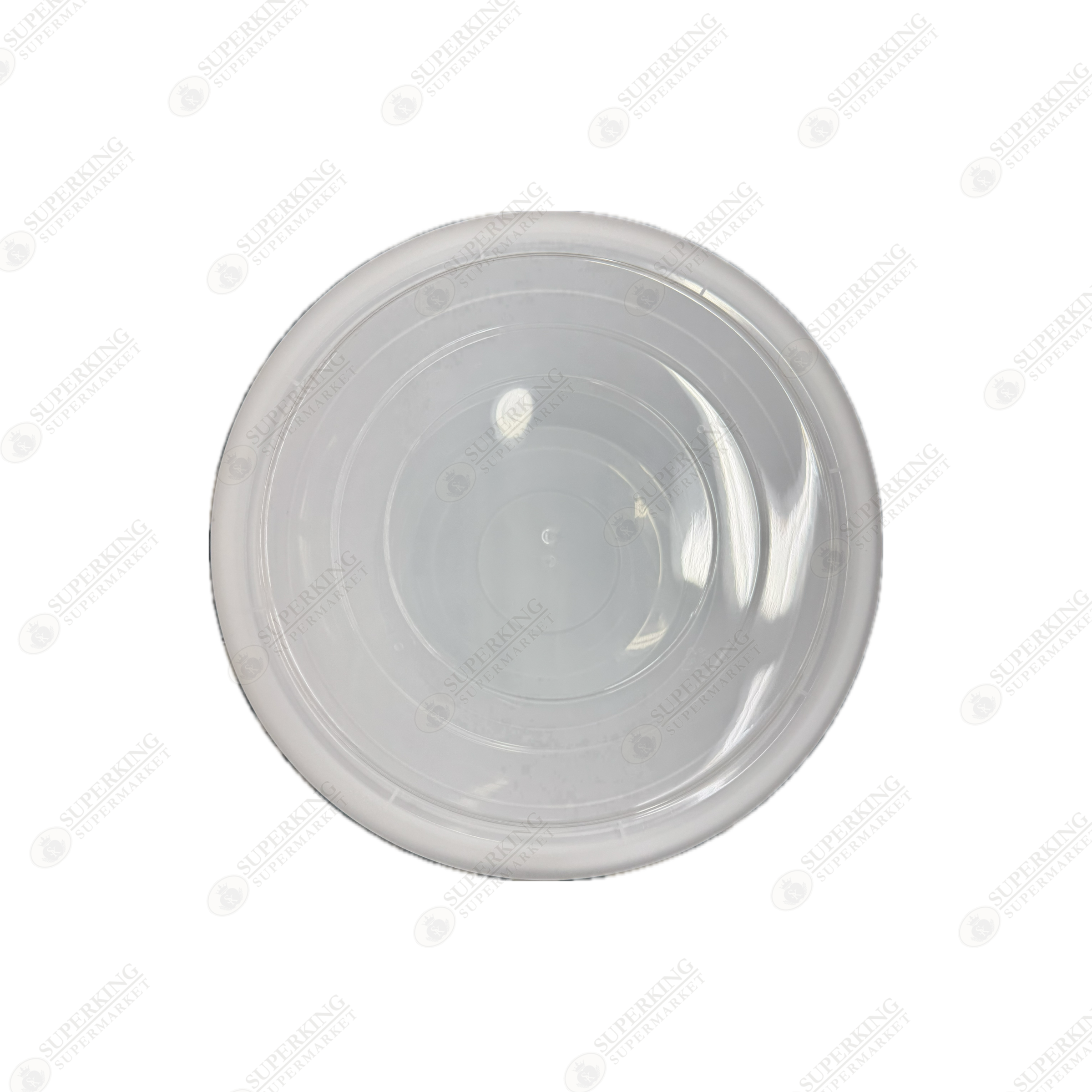 38 oz Round Bowl Microwavable Container White w/ Clear Dome Lid YN-38W (150 sets)