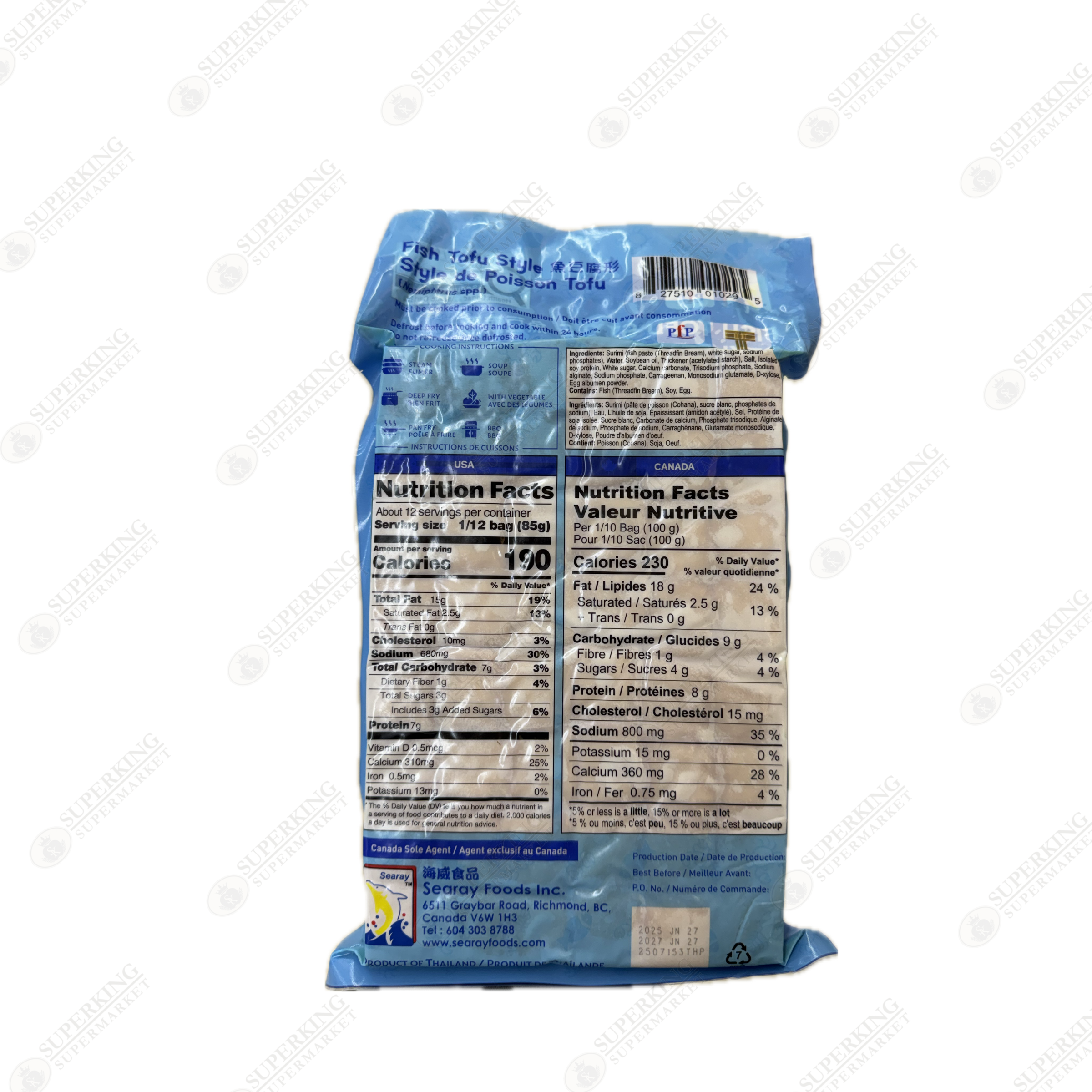 Fish Tofu 20 x 1kg