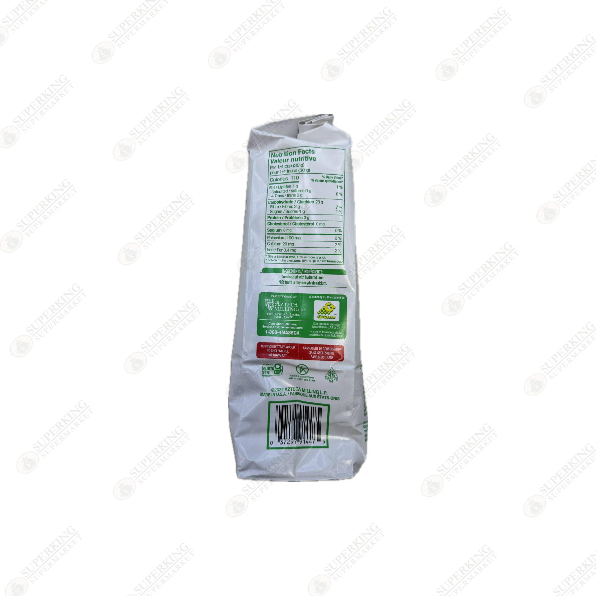 Instant Corn Masa Flour 10 x 1.8kg