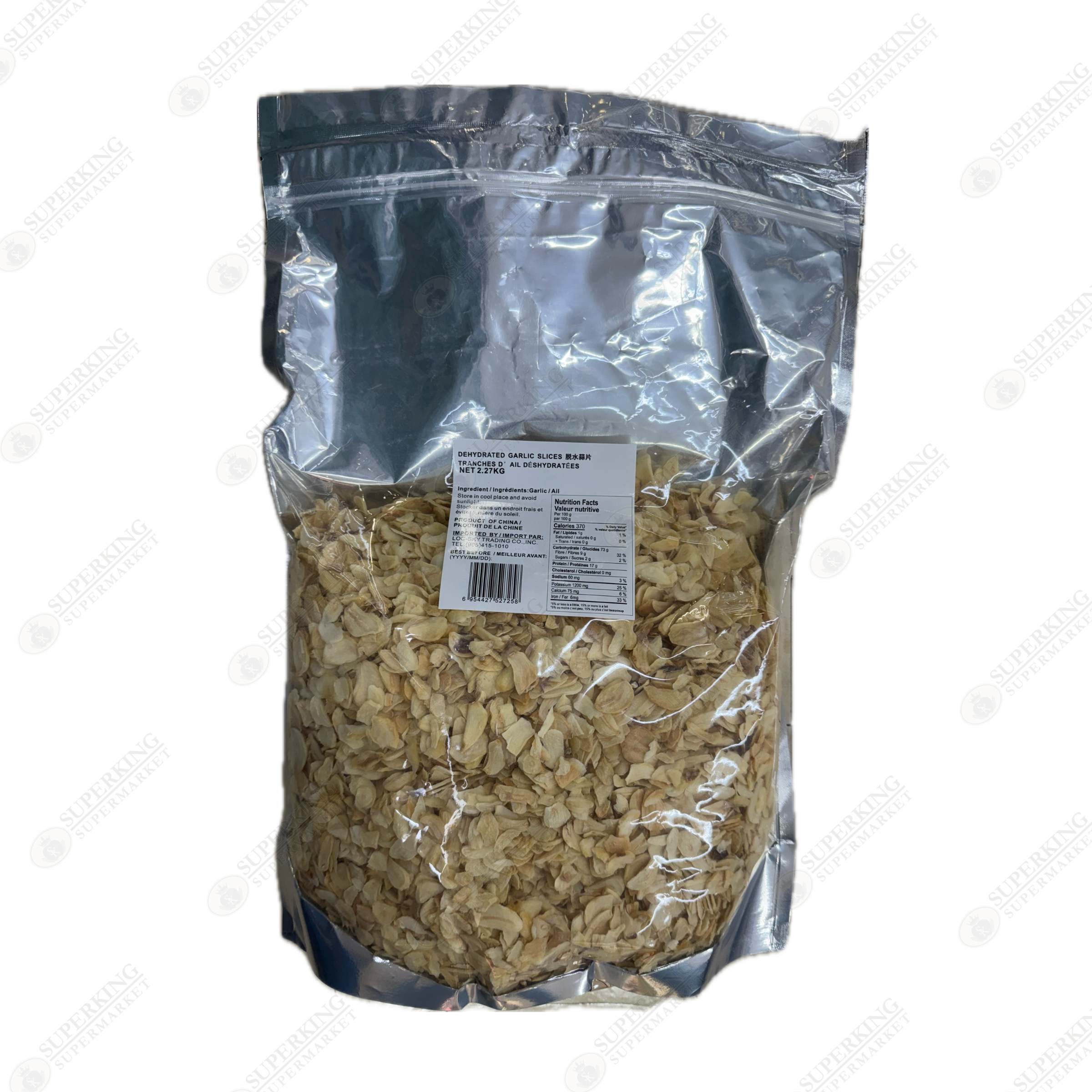 Dehydrated Garlic Slices 2.27kg / 5lbs