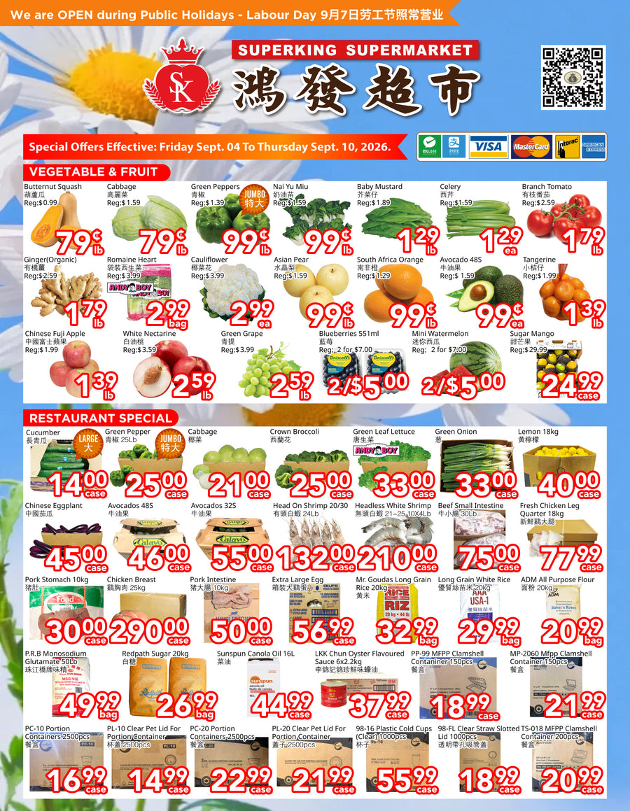 Weekly Flyer North York (September 4-September 10)