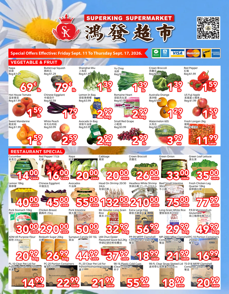 Weekly Flyer North York (September 11-September 17)