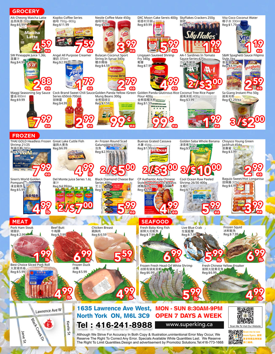 Weekly Flyer North York (September 11-September 17)