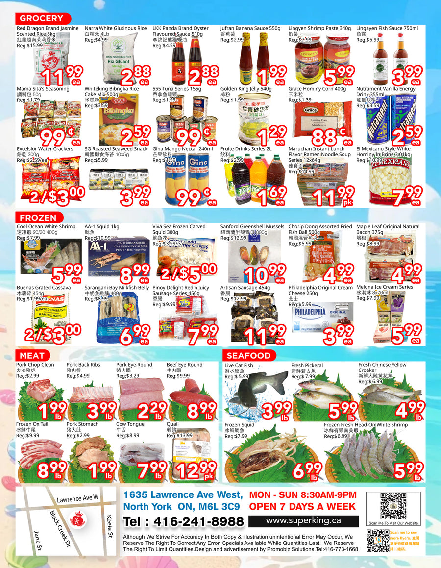Weekly Flyer North York (August 7-August 13)