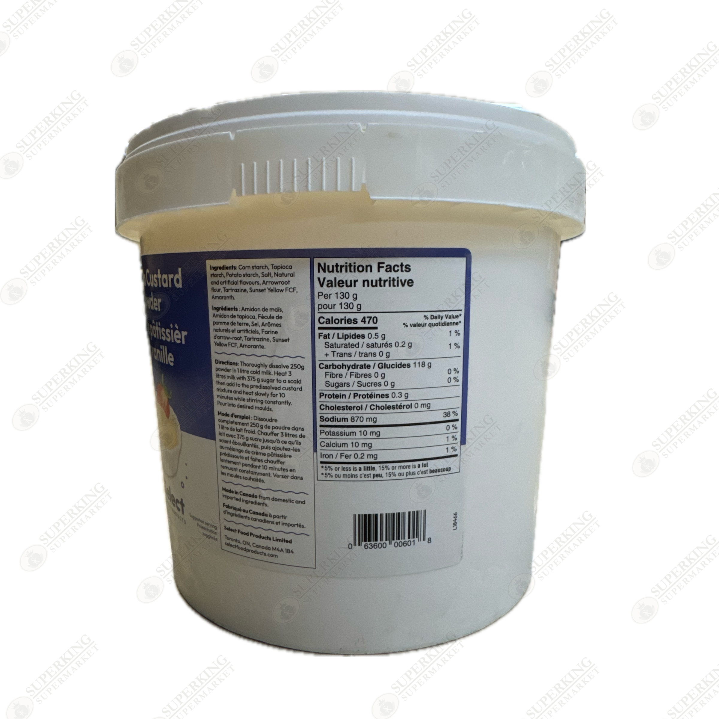 Vanilla Custard Powder 3.63kg  / 8lbs