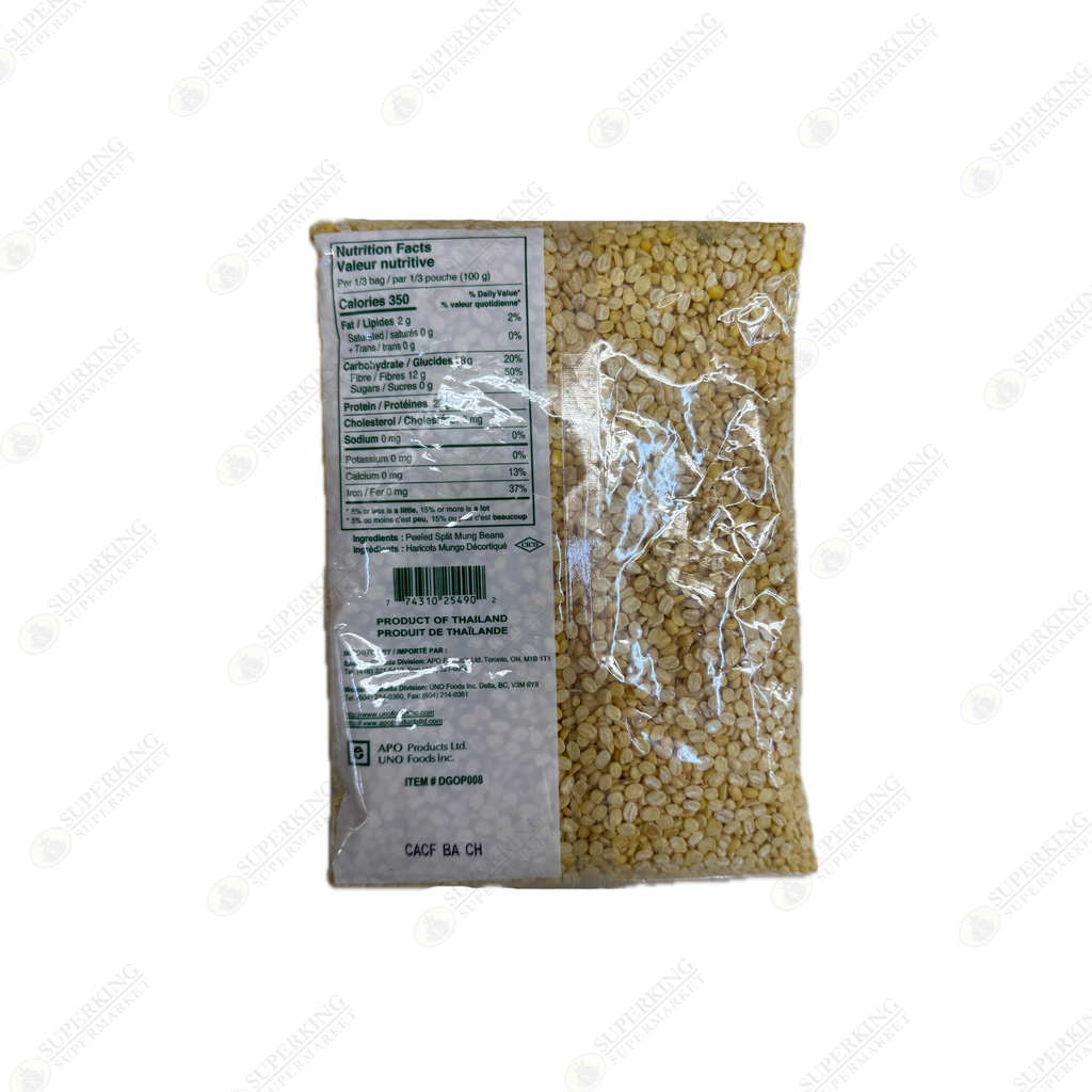 Peeled Split Mung Beans