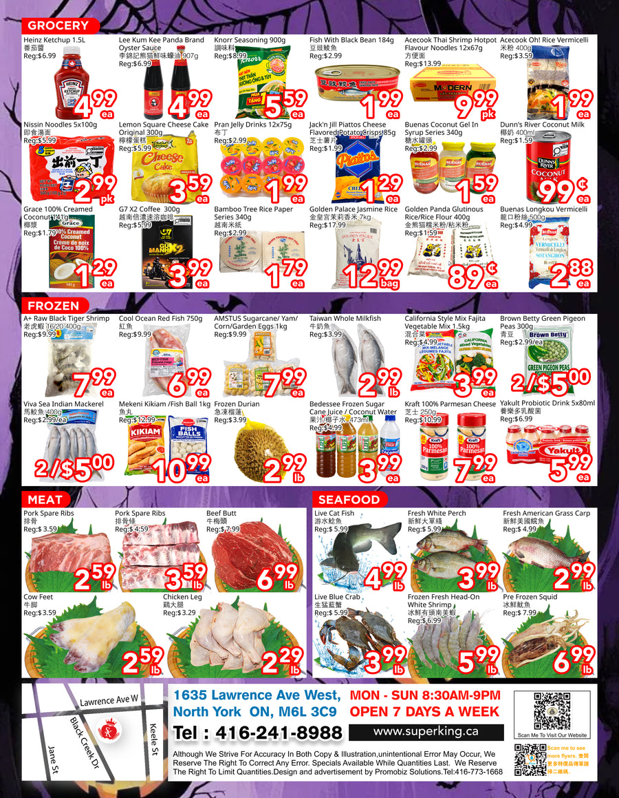Weekly Flyer North York (October 23rd-October 29th)