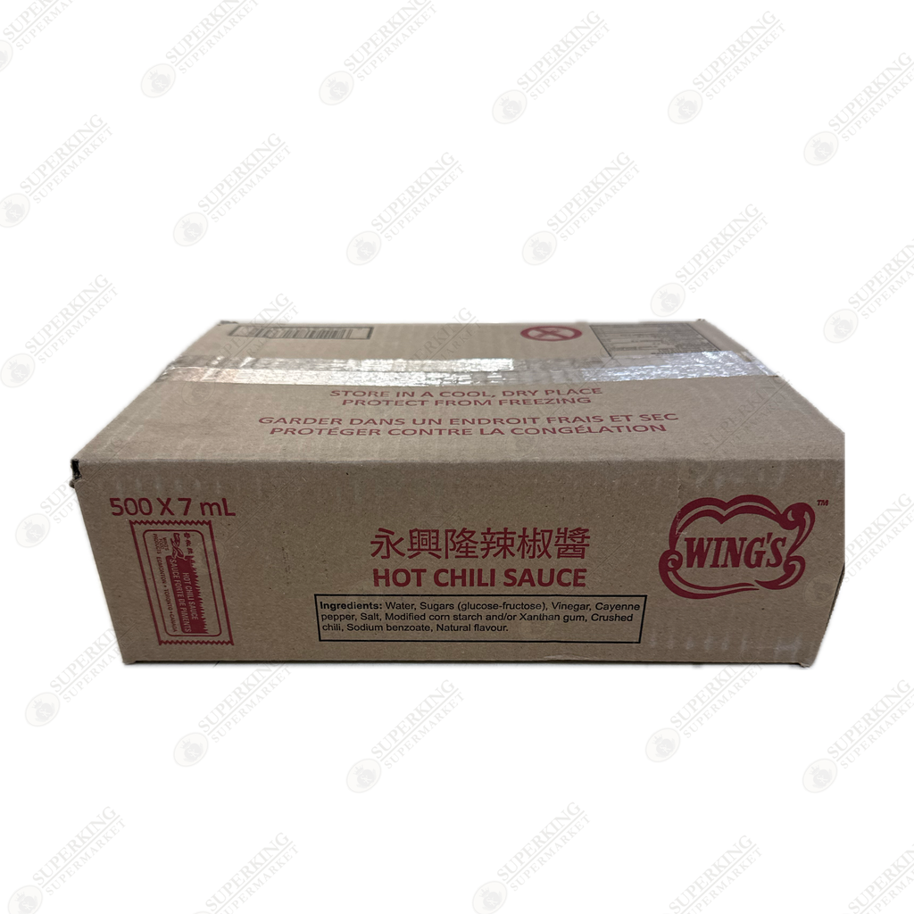 Wing's Chili Sauce (500pc x 7ml)