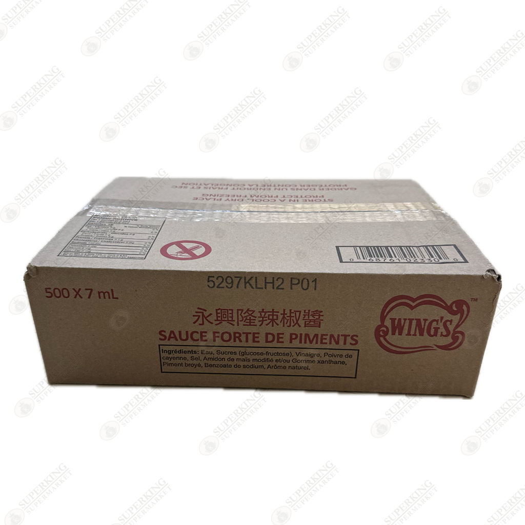 Wing's Chili Sauce (500pc x 7ml)