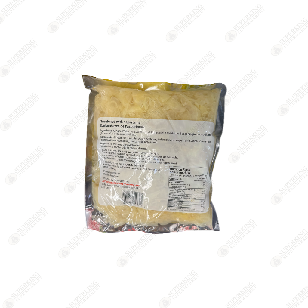 J-Basket Sushi Ginger (White) 10 x 1.5kg