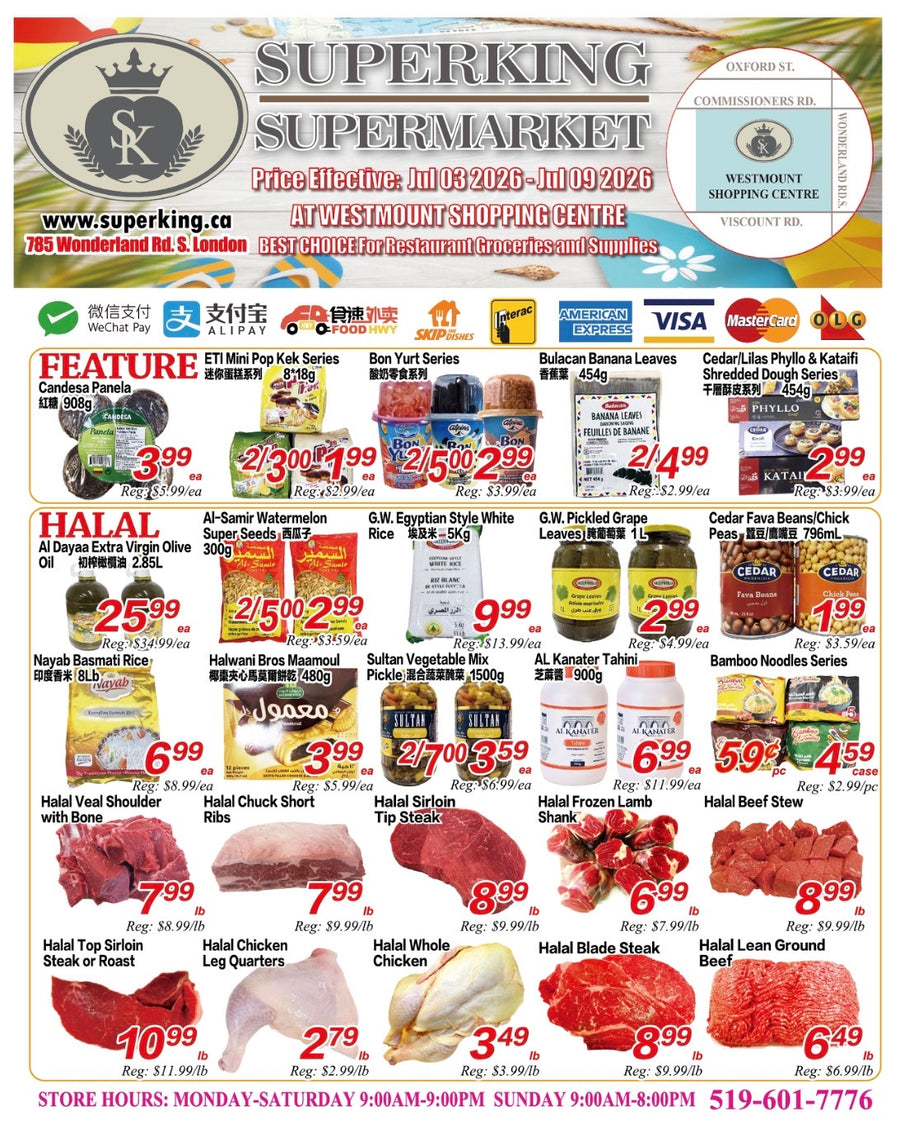 Weekly Flyer London (July 3 - July 9)