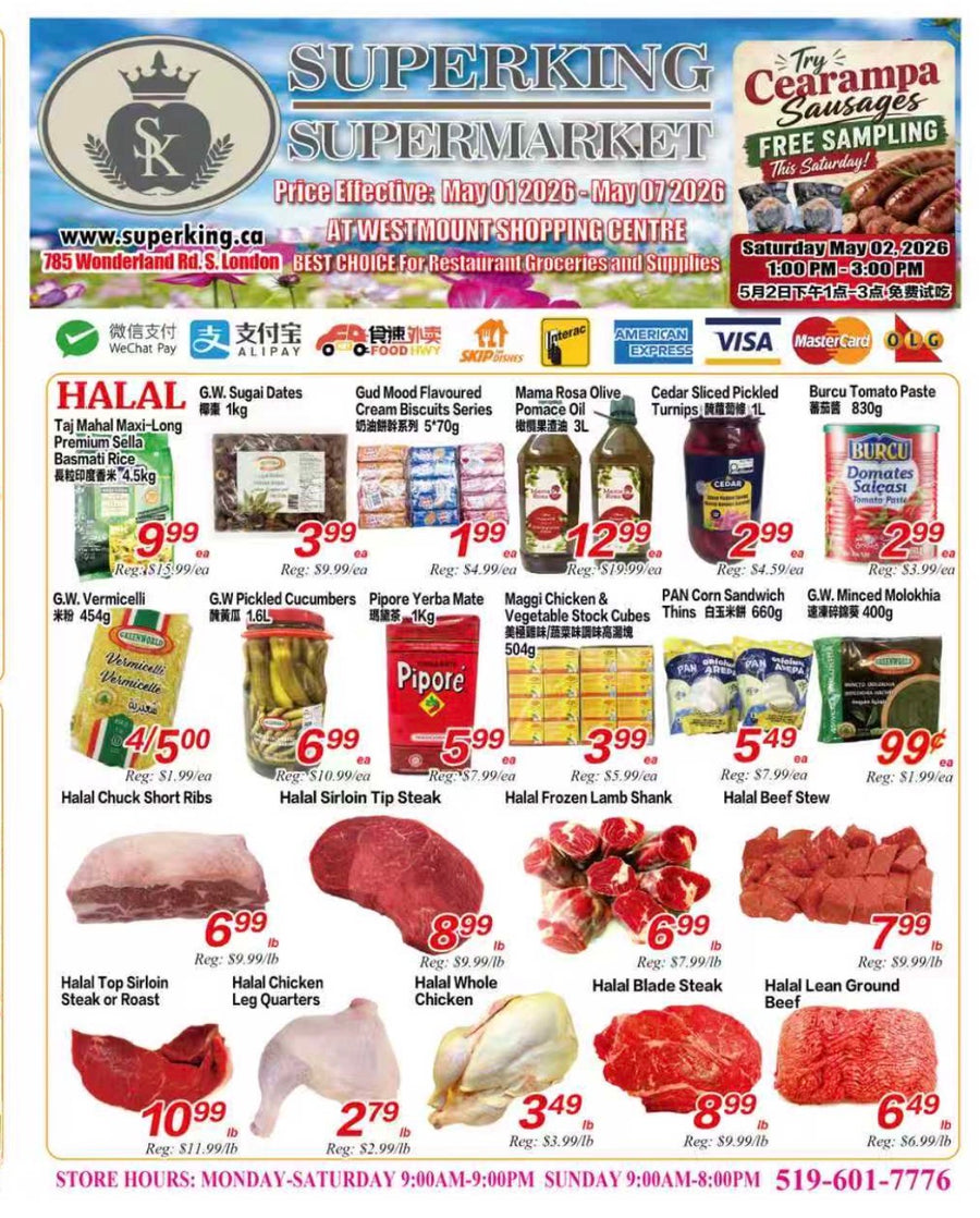 Weekly Flyer London (May 1 - May 7)