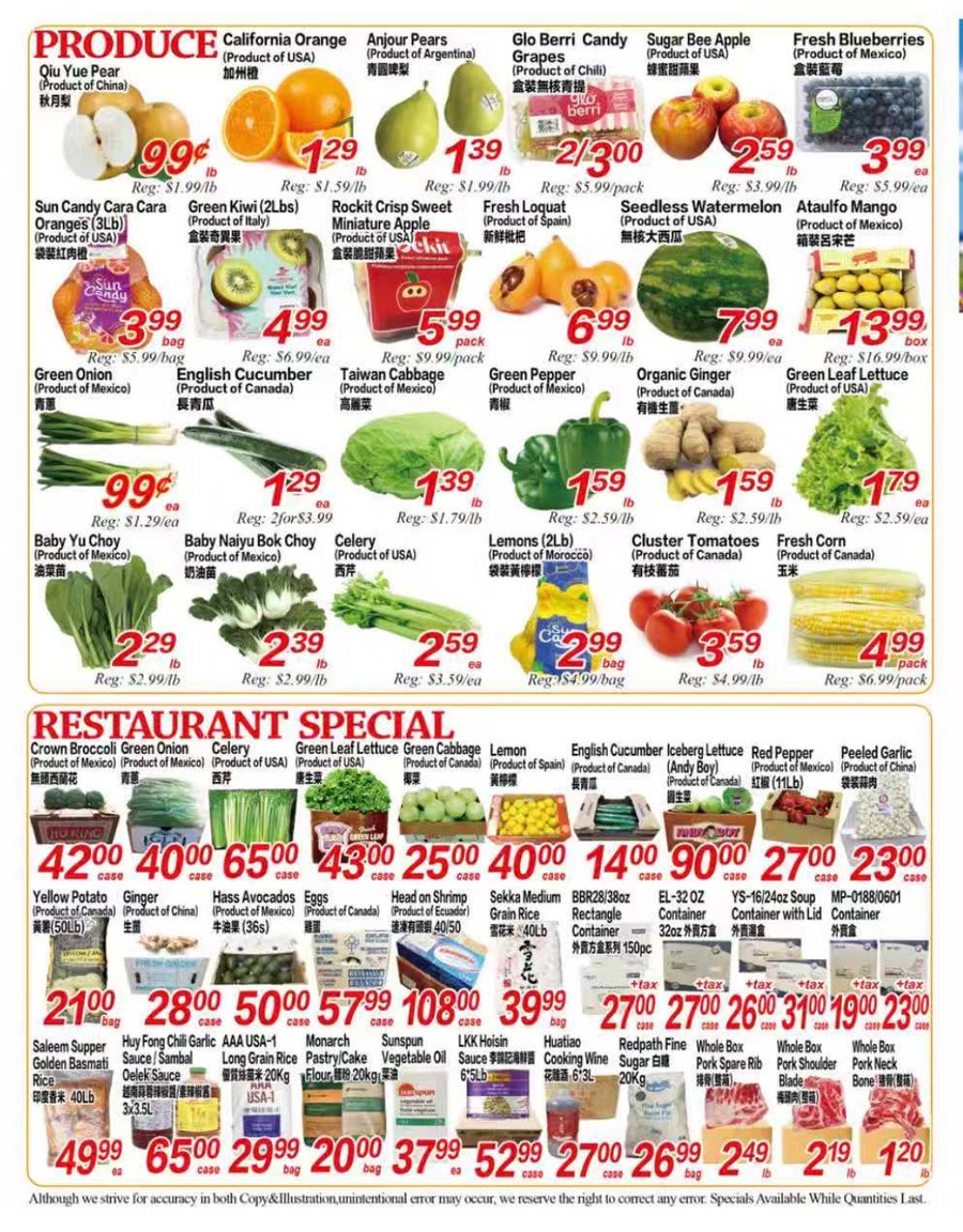 Weekly Flyer London (May 1 - May 7)
